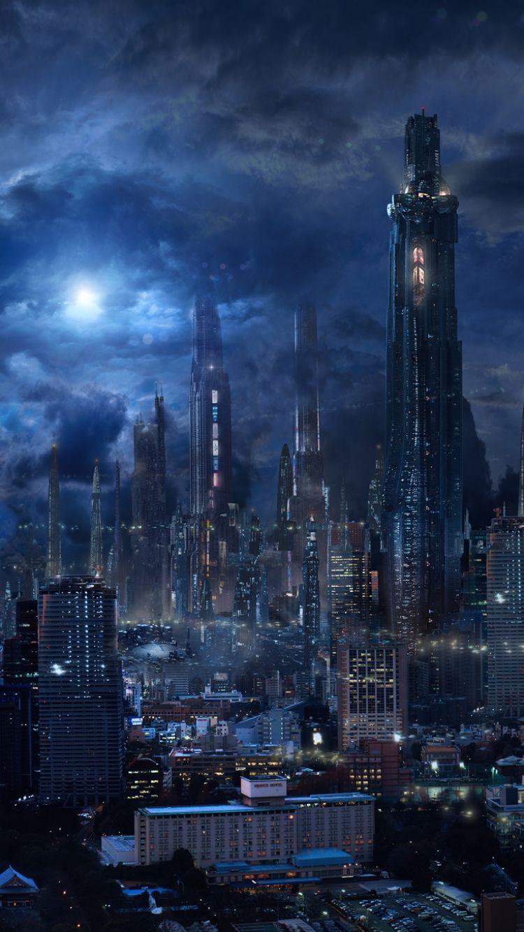 Sci-Fi City Wallpapers - Top Free Sci-Fi City Backgrounds - Wallpaperaccess