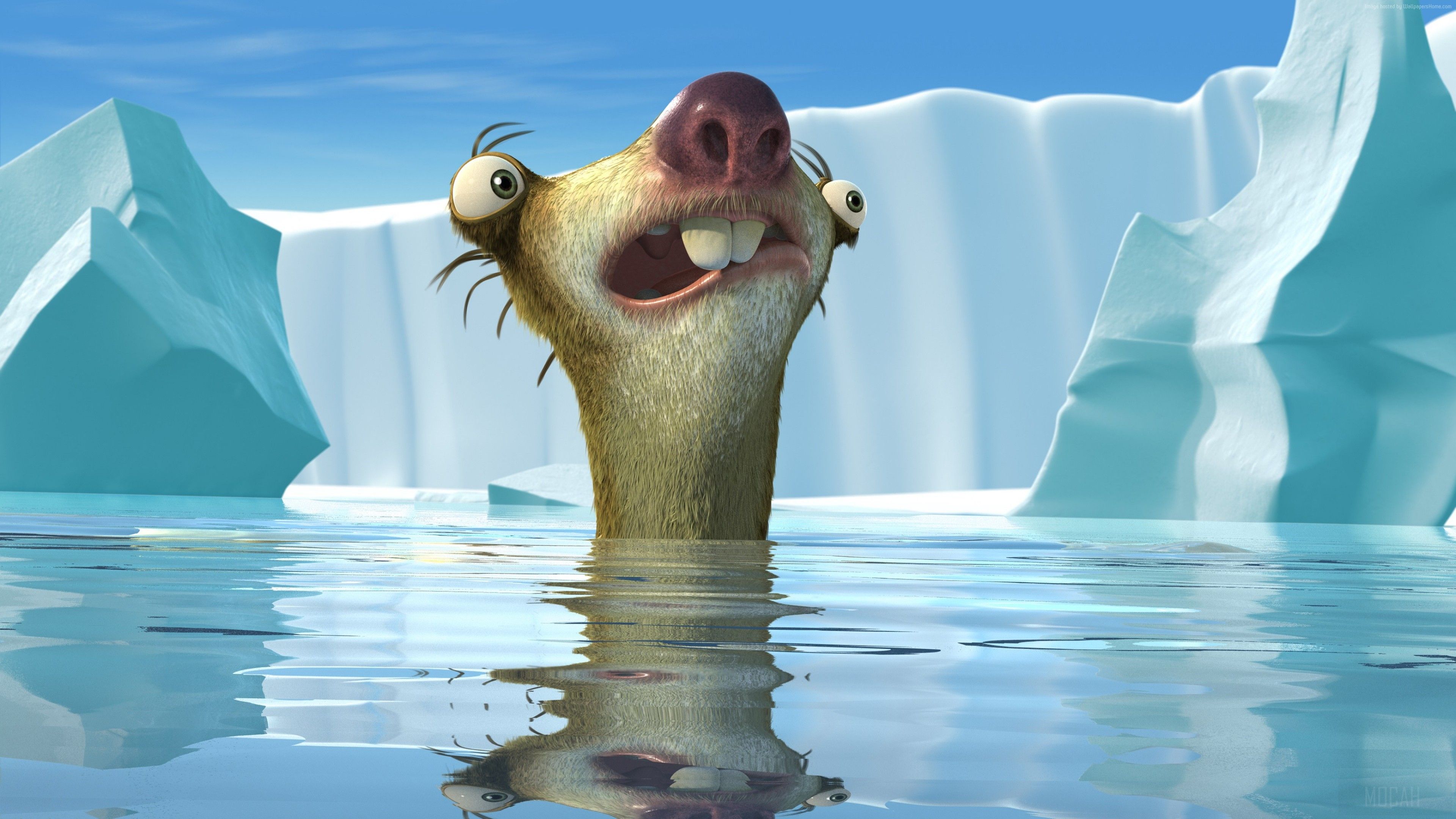 3840x2160 Ice Age, Sloth, Animation, 4K, Sid Gallery HD Wallpaper