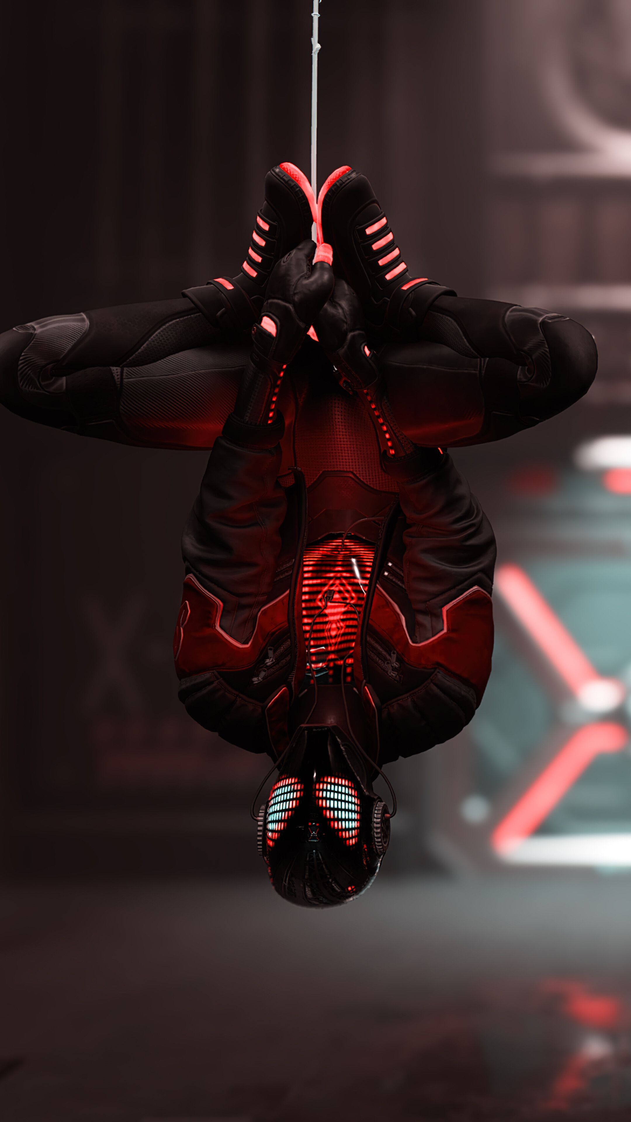 2160x3840 Free download Spider Man Miles Morales Upside Down 2020 Suit HD 4K Wallpaper 82247 [2160x3840] for your Desktop, Mobile & Tablet. Explore Spiderman Upside Down Wallpaper. Smack Down Wallpaper, Spiderman Wallpaper, Spiderman Wallpaper