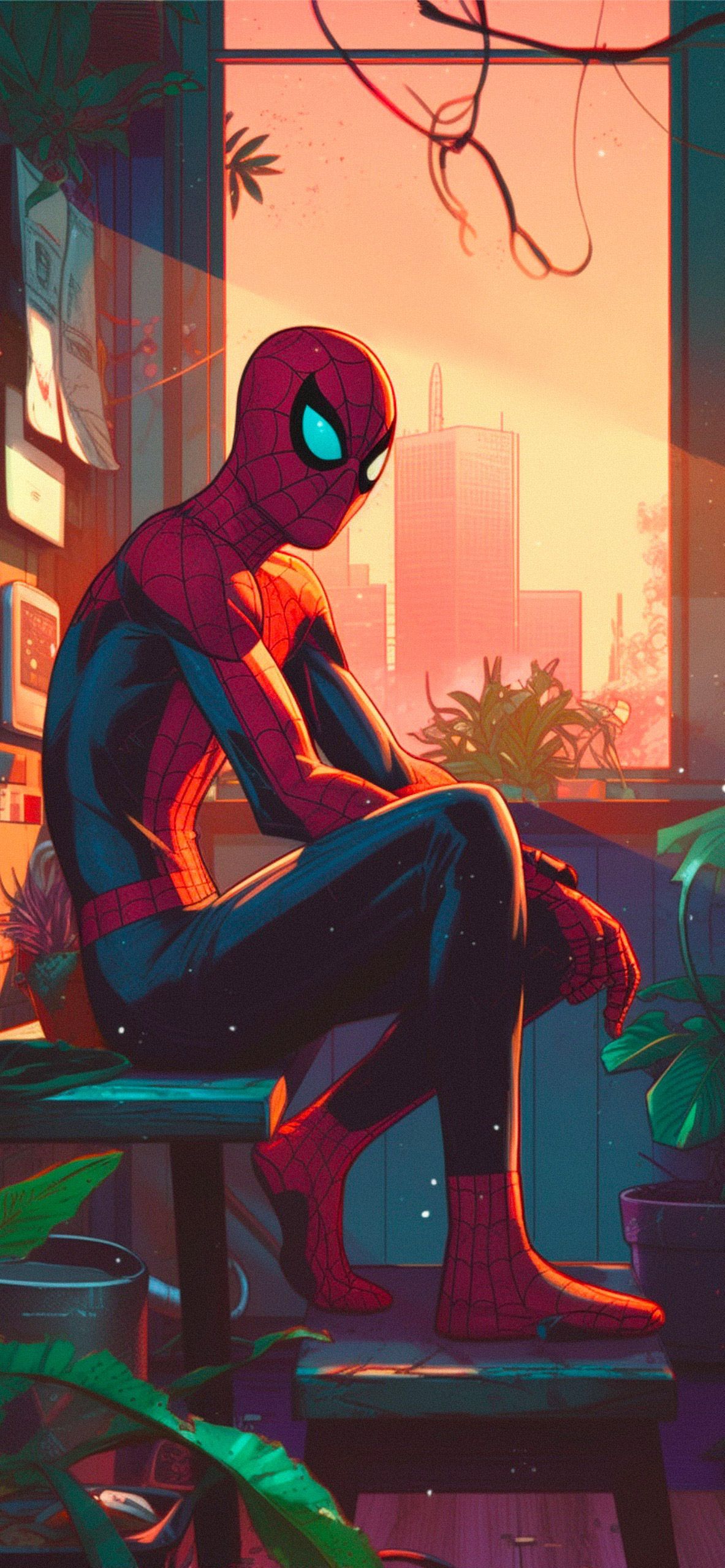 1183x2560 Aesthetic Spider Man Wallpaper Phone Man Wallpaper HD
