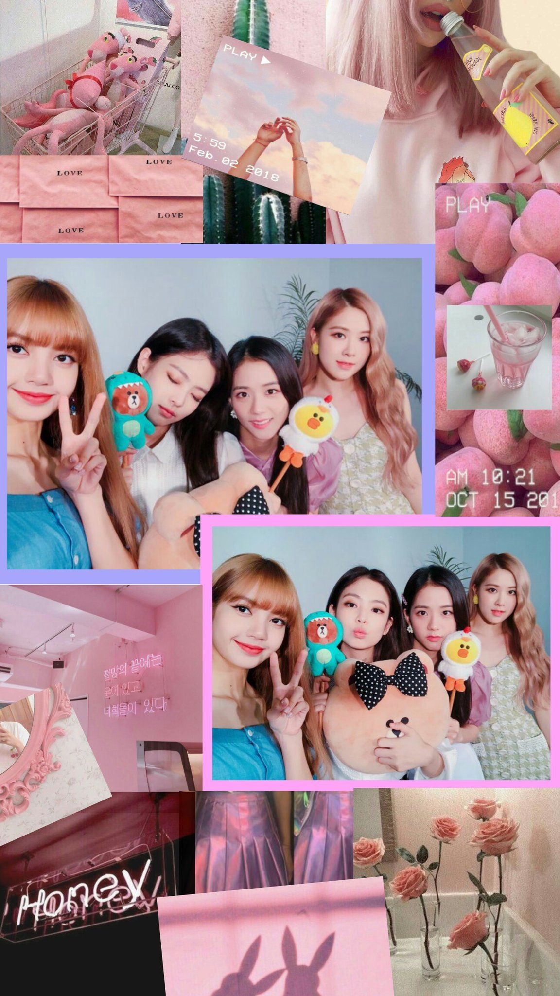 Blackpink Collage Wallpapers - Top Free Blackpink Collage Backgrounds ...