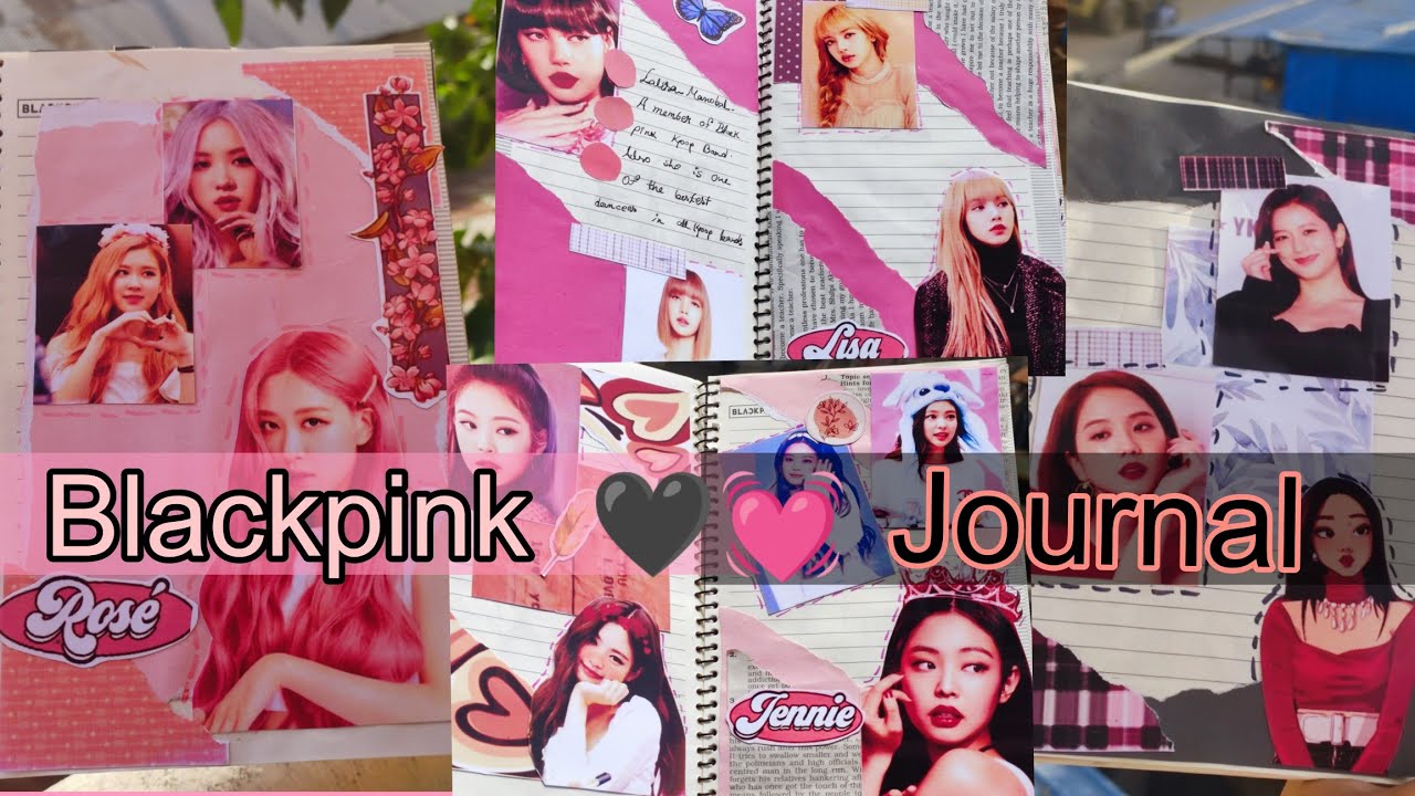 1280x720 Blackpink 4 members Journaling. Journal with me