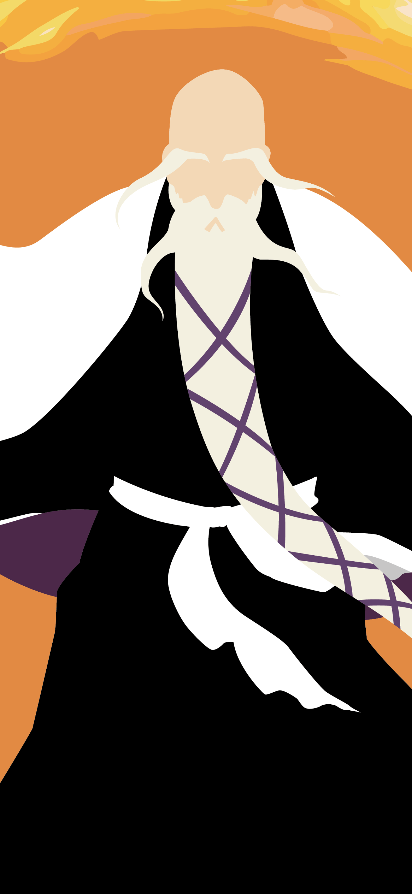 1440x3120 Wallpaper / Anime Bleach Phone Wallpaper, Genryūsai Shigekuni Yamamoto, 1440x3120 free download