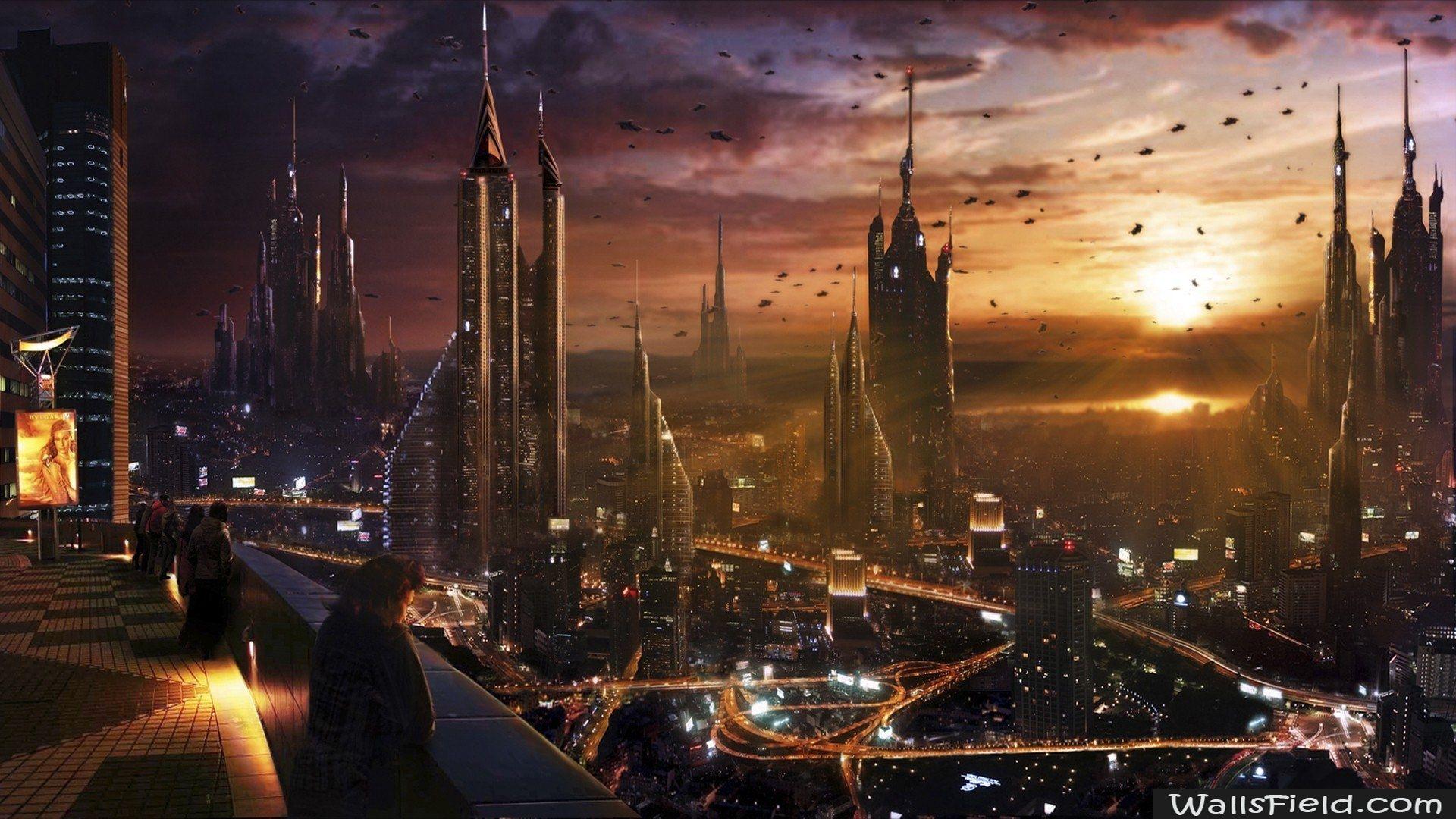 1920x1080 Futuristik City Futuristik City Hd