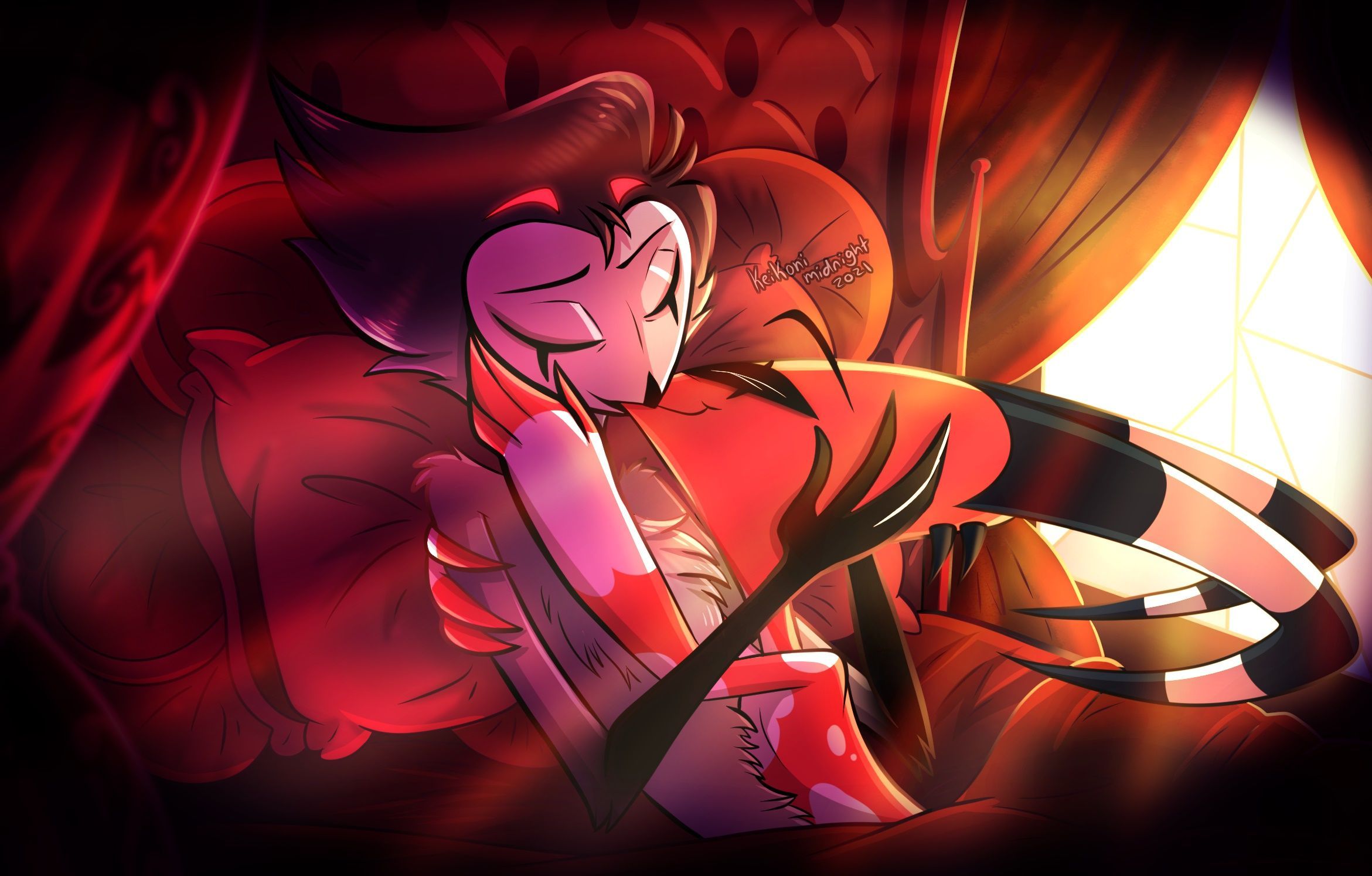 2341x1494 Helluva Boss HD, Blitzo (Helluva Boss), Stolas (Helluva Boss) Gallery HD Wallpaper