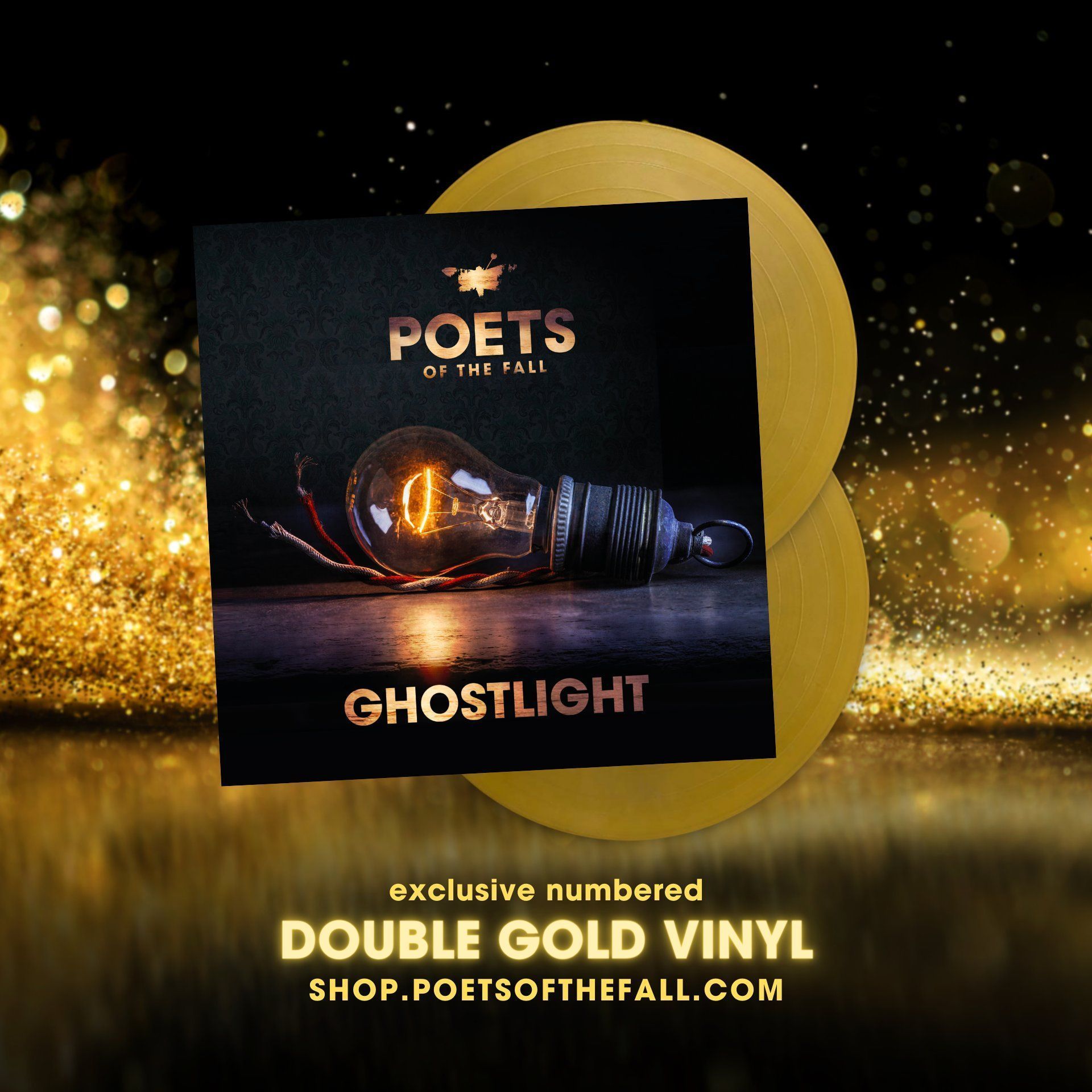1920x1920 Poets of the Fall on X: Oooh, this one's special: a numbered and exclusive gold double Ghostlight vinyl