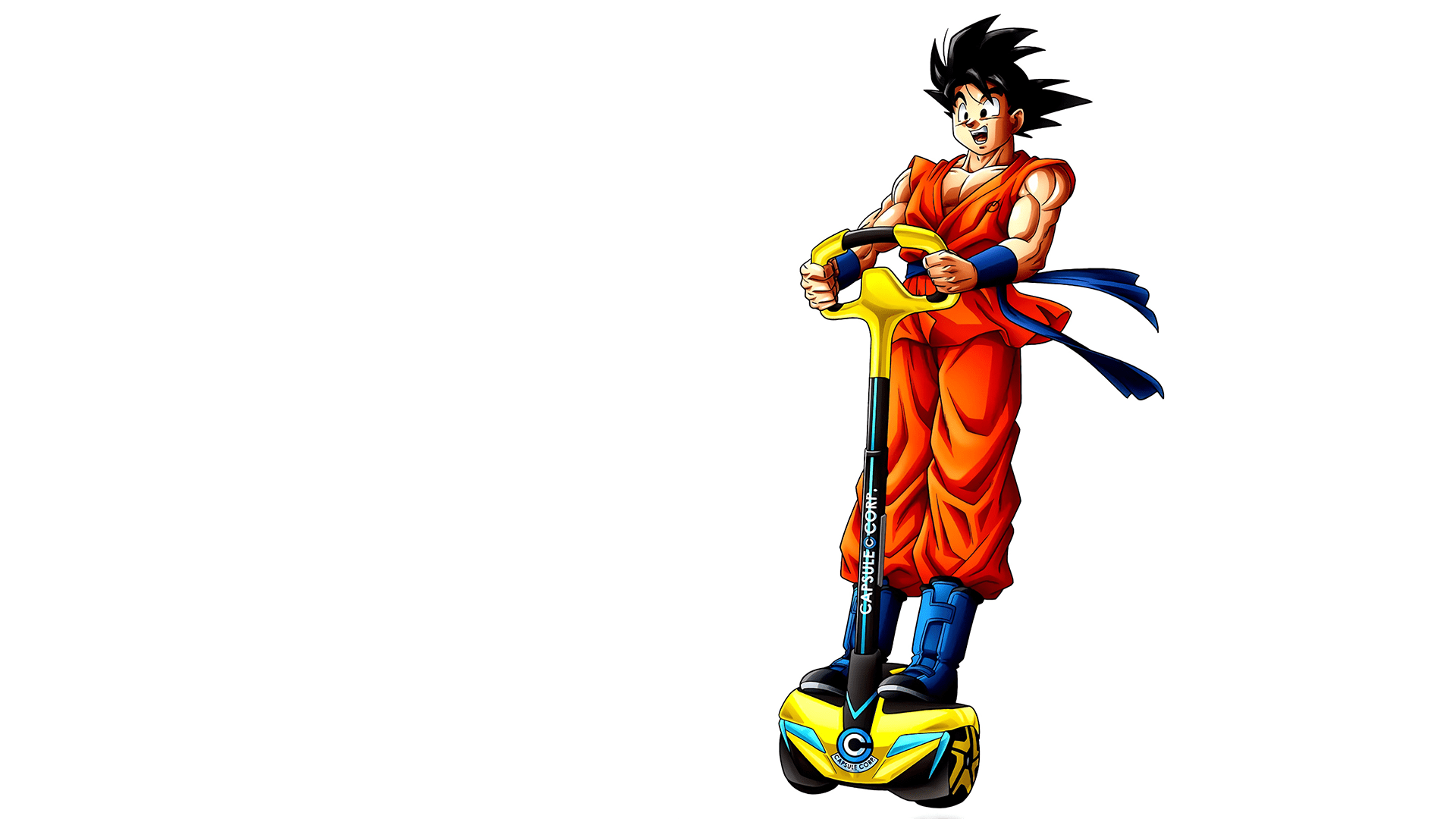 1920x1080 Dragon Ball Dragon Ball Super Son Goku Hoverboard Simple Background Artwork Wallpaper:1920x1080