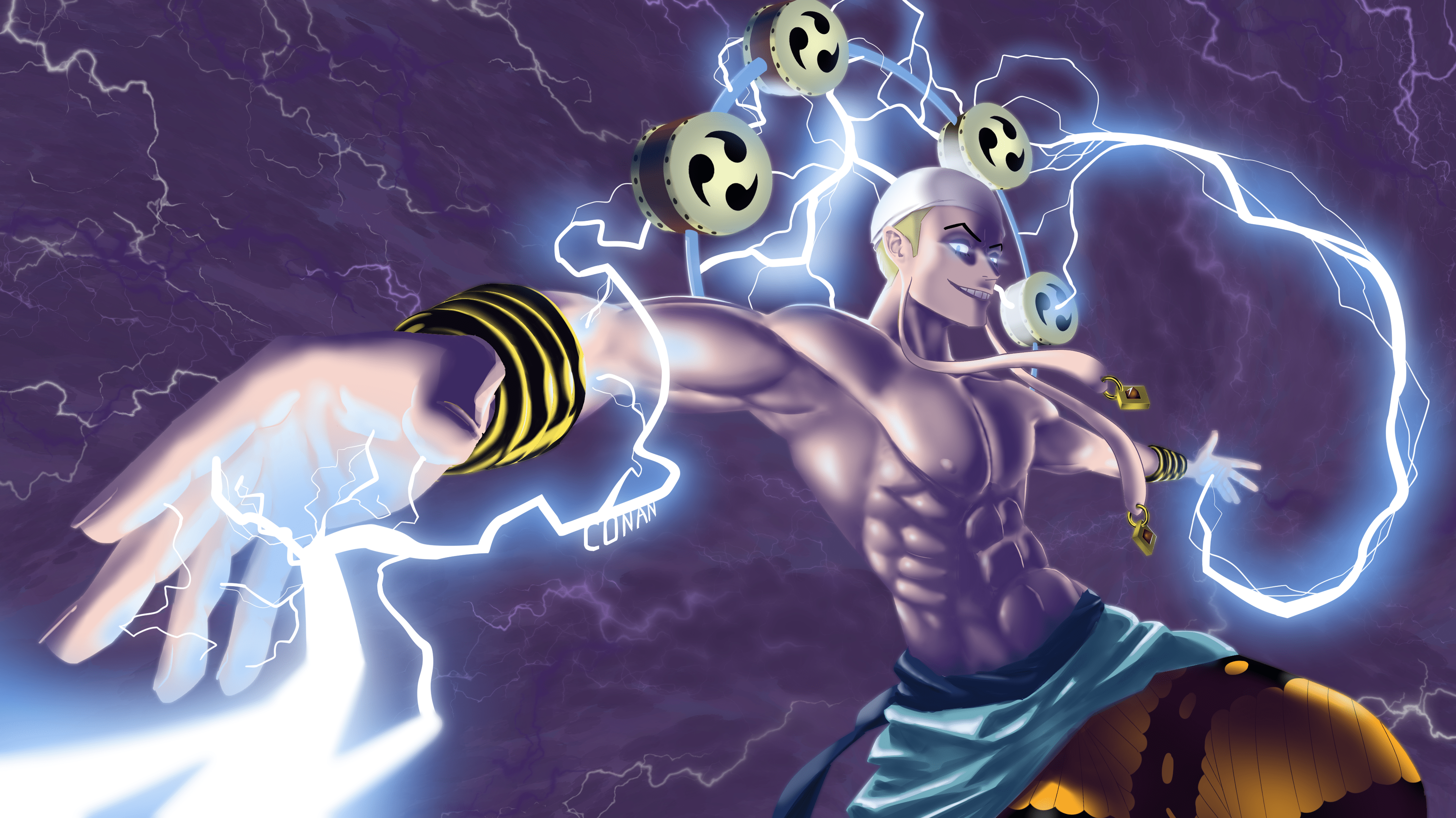 3840x2160 Enel (One Piece) HD Wallpaper and Background