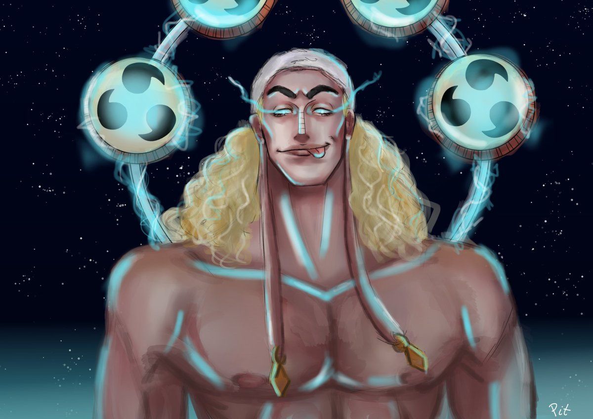 1200x848 Pit Art on X: back from the moon #ONEPIECE #Enel #Eneru #GodEnel #Skypiea / X