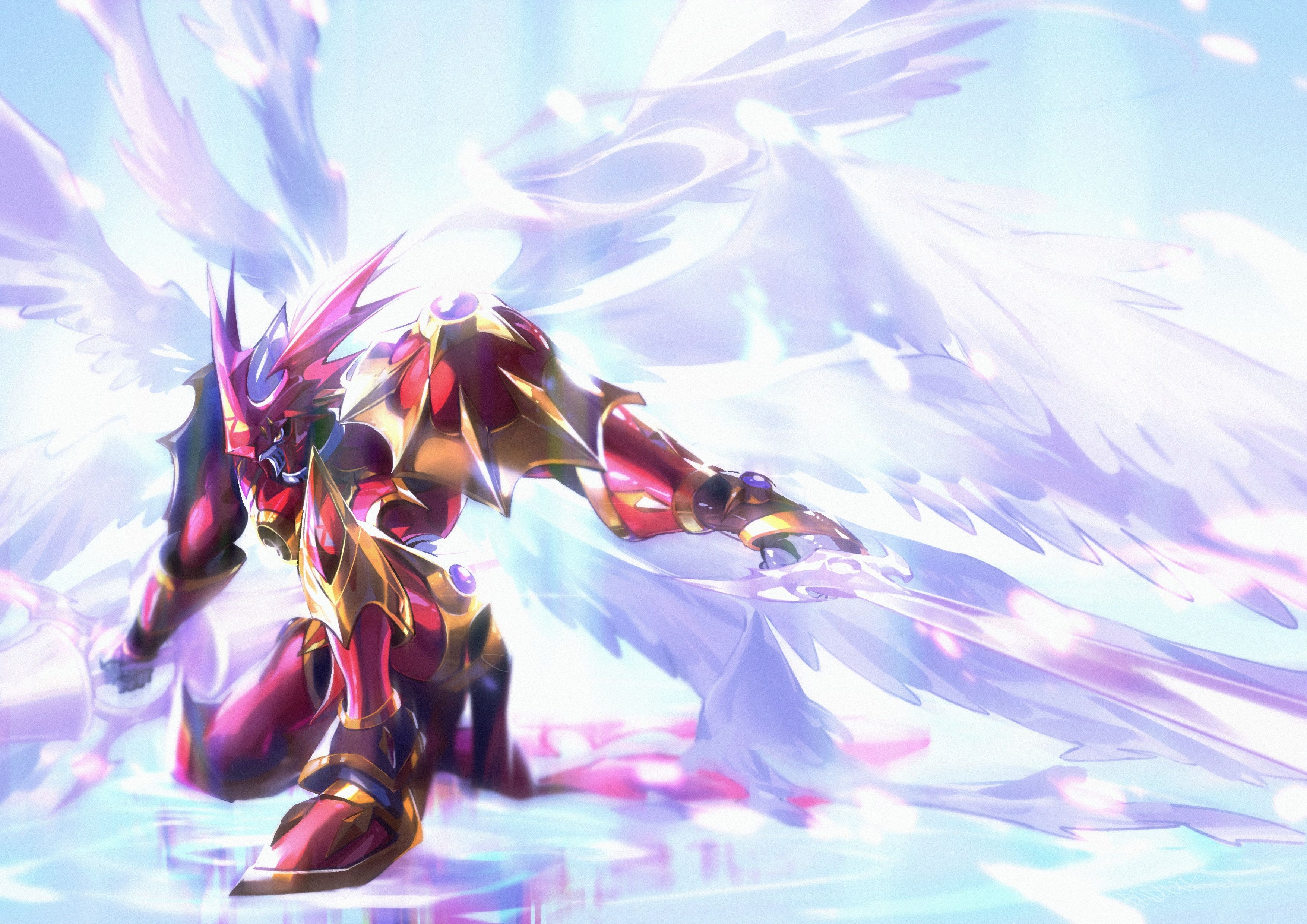 3508x2480 Digimon Tamers 4K, Gallantmon (Digimon) Gallery HD Wallpaper