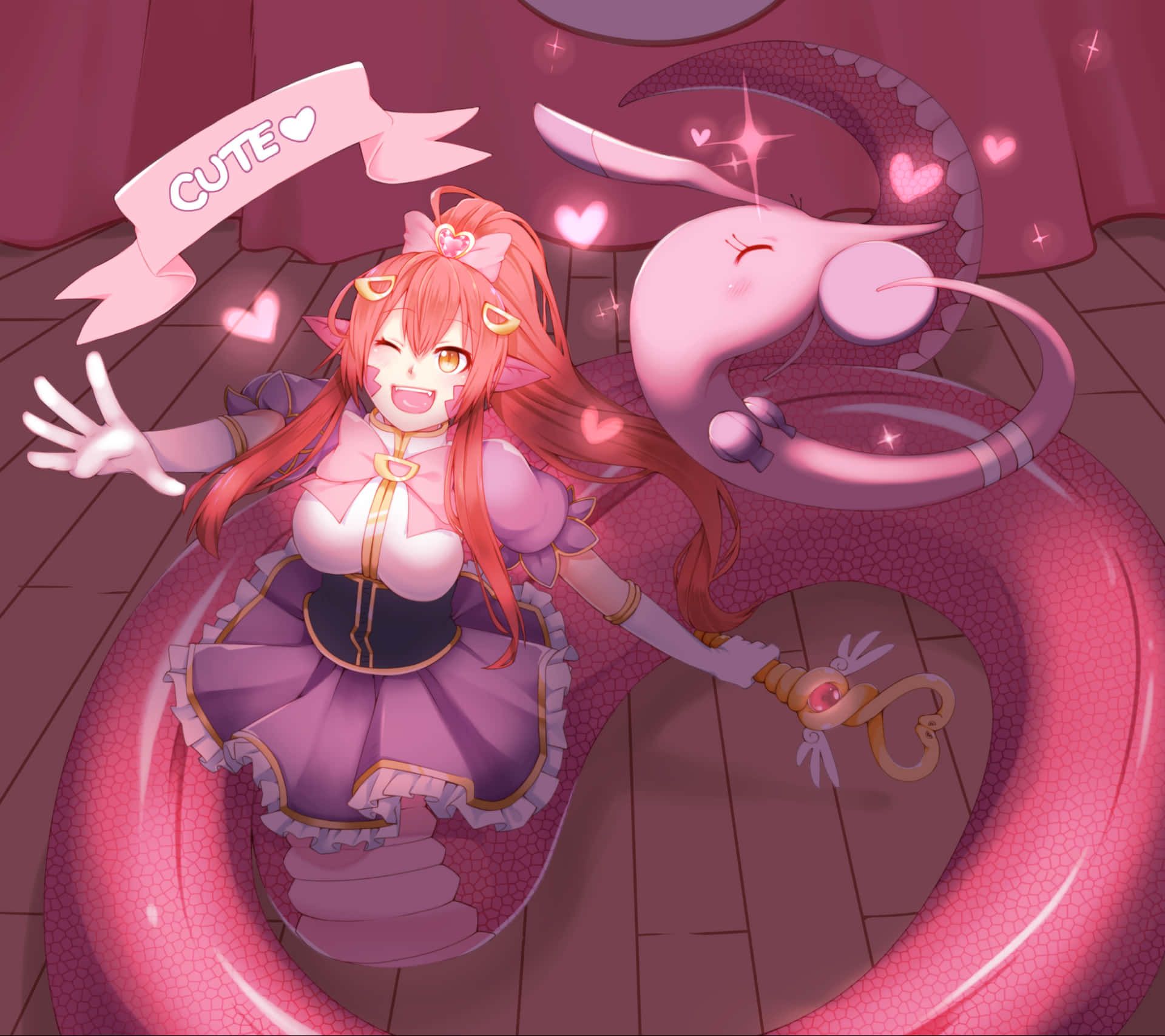 1920x1708 Download Miia And Gorebyss Performing On Stage Wallpaper