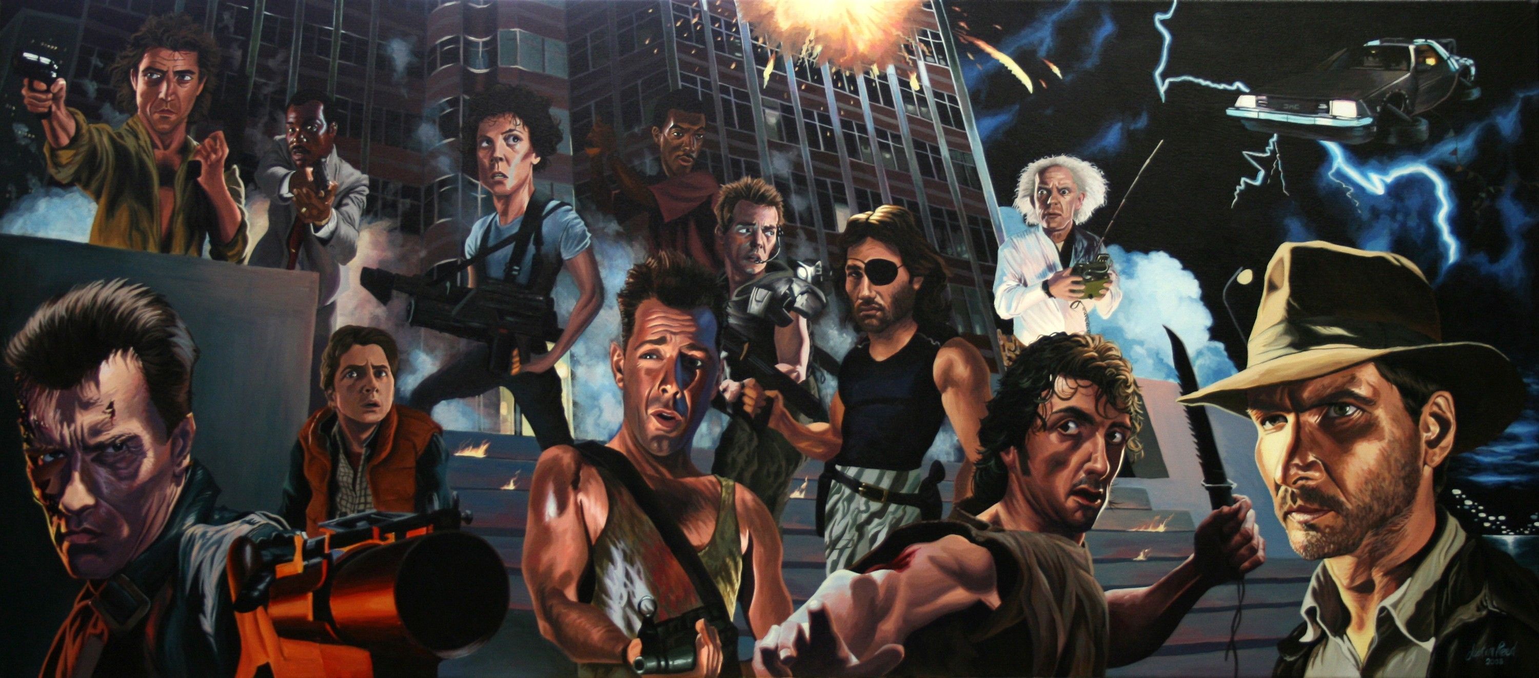 3000x1323 Escape From New York Wallpaper