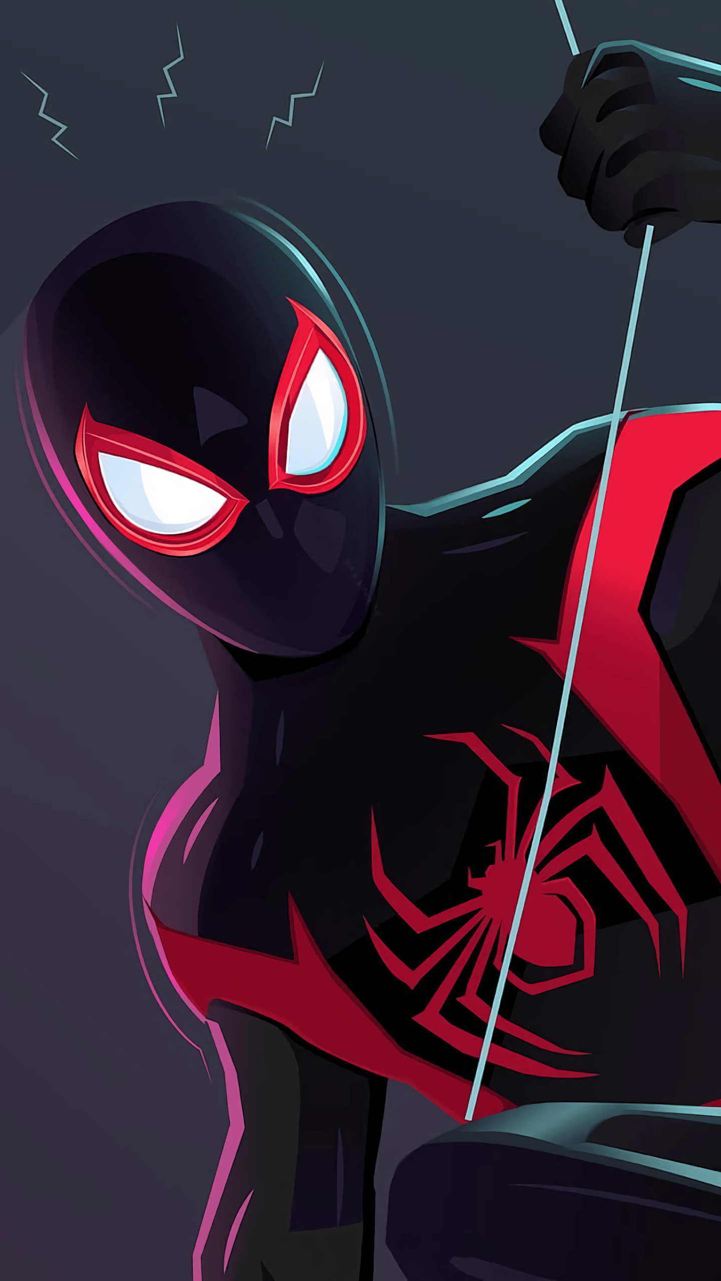 1440x2560 Marvel's Spider Man: Miles Morales Phone Wallpaper By Harsh Koshiya