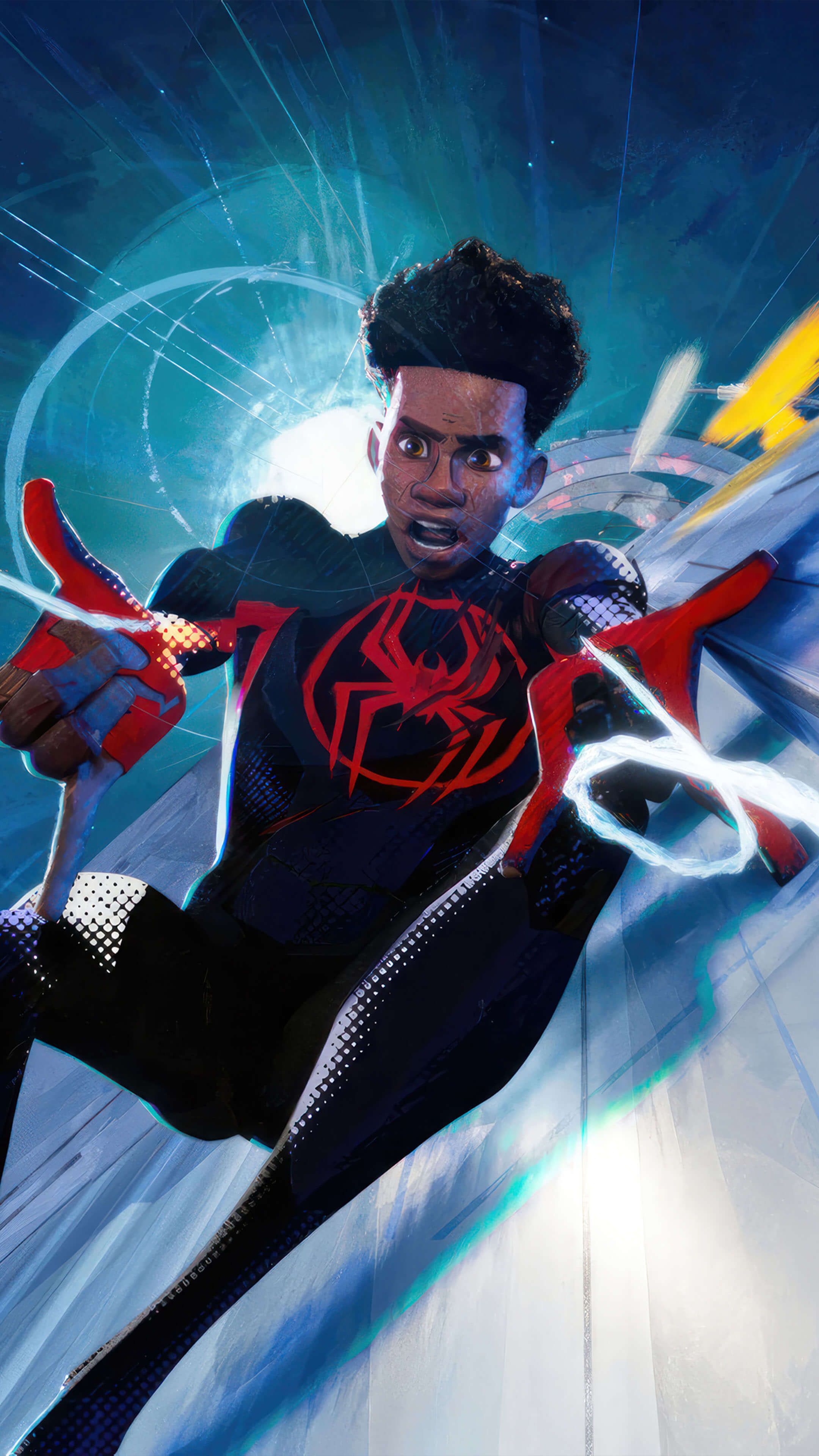 2160x3840 Miles Morales Spider Man Across The Spider Verse 4K Mobile Wallpaper