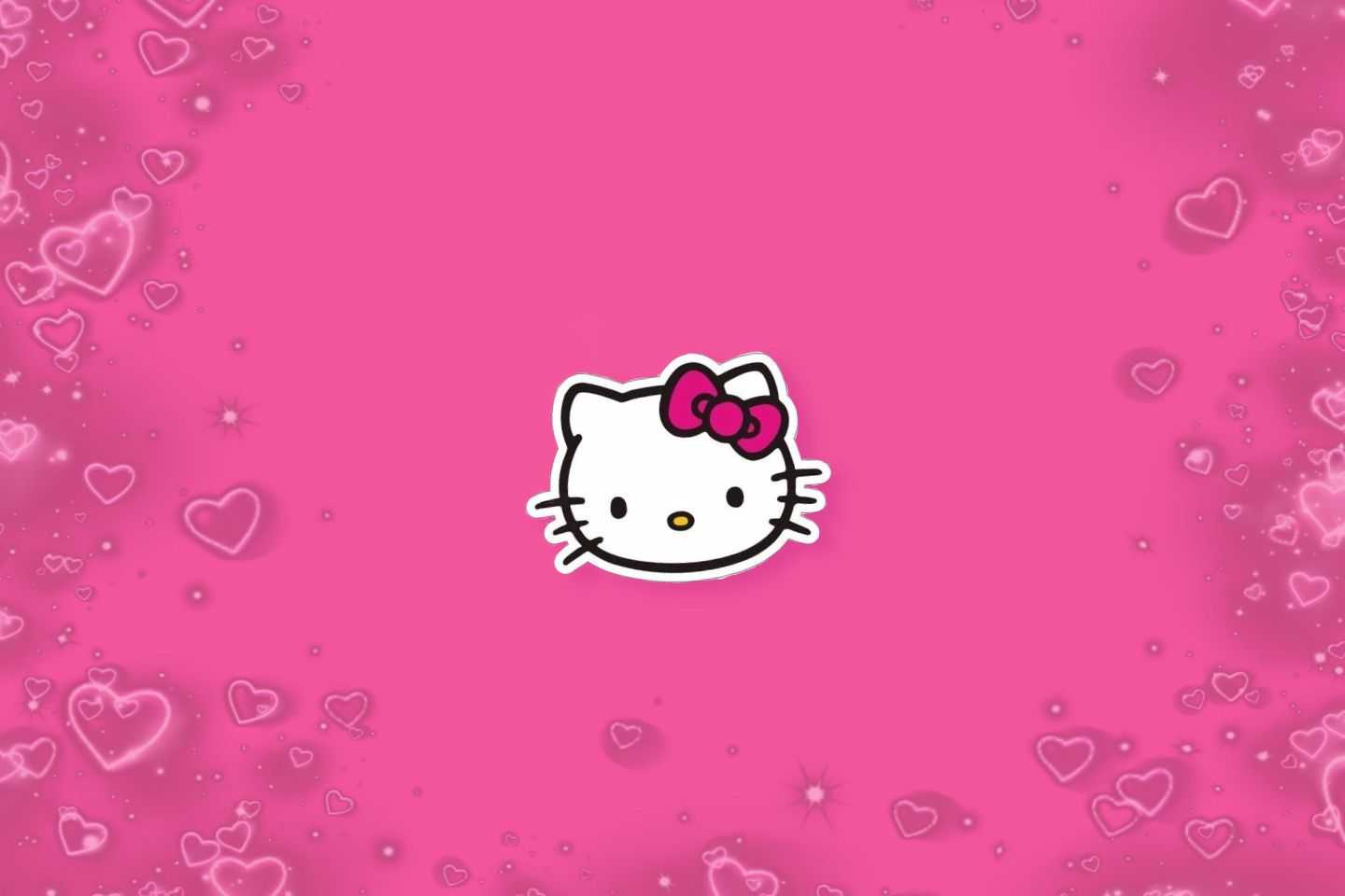 1440x960 Hello Kitty Y2K Wallpaper