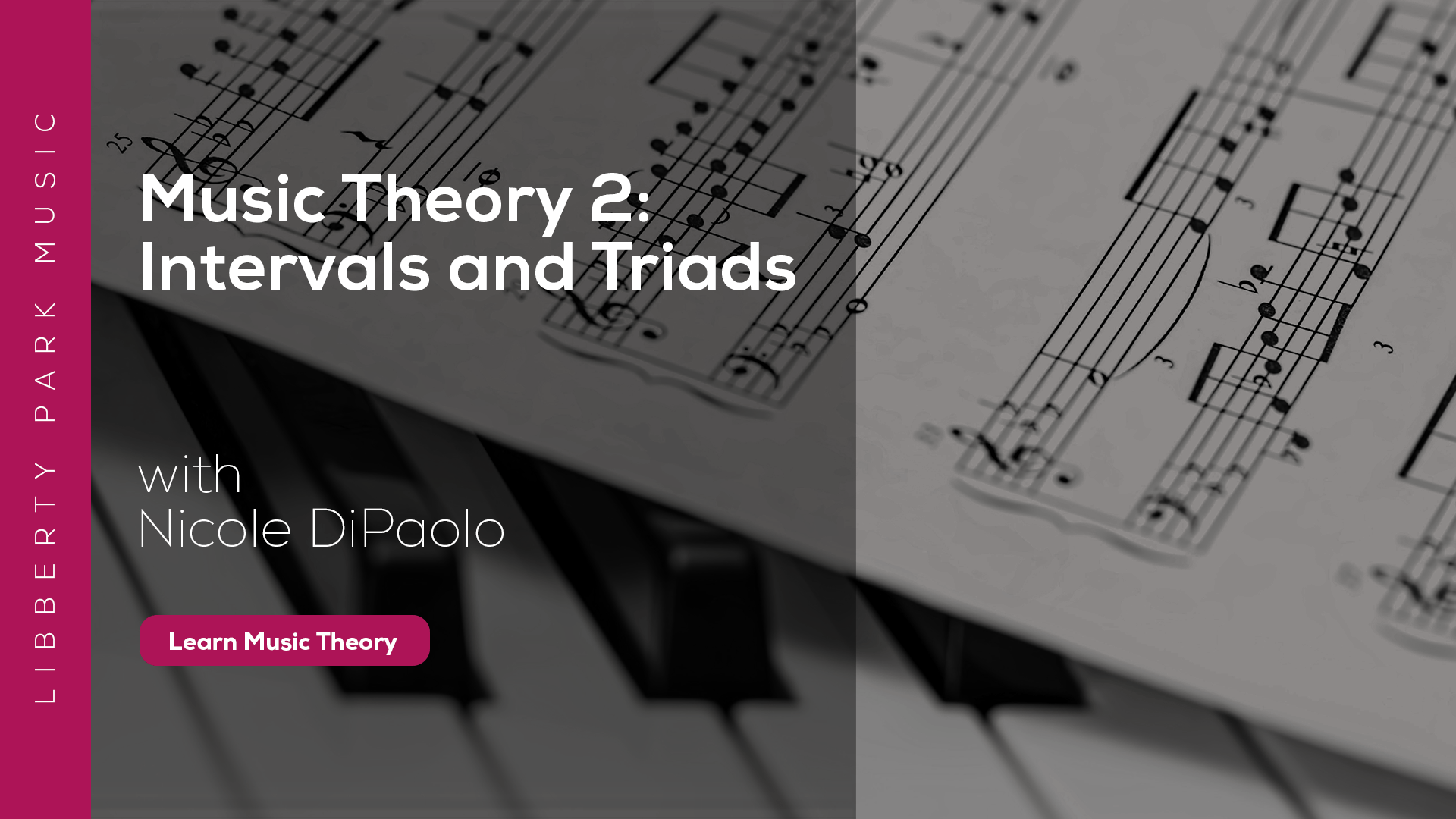 1920x1080 Music theory lessons on intervals, scales, and triads for intermediate level