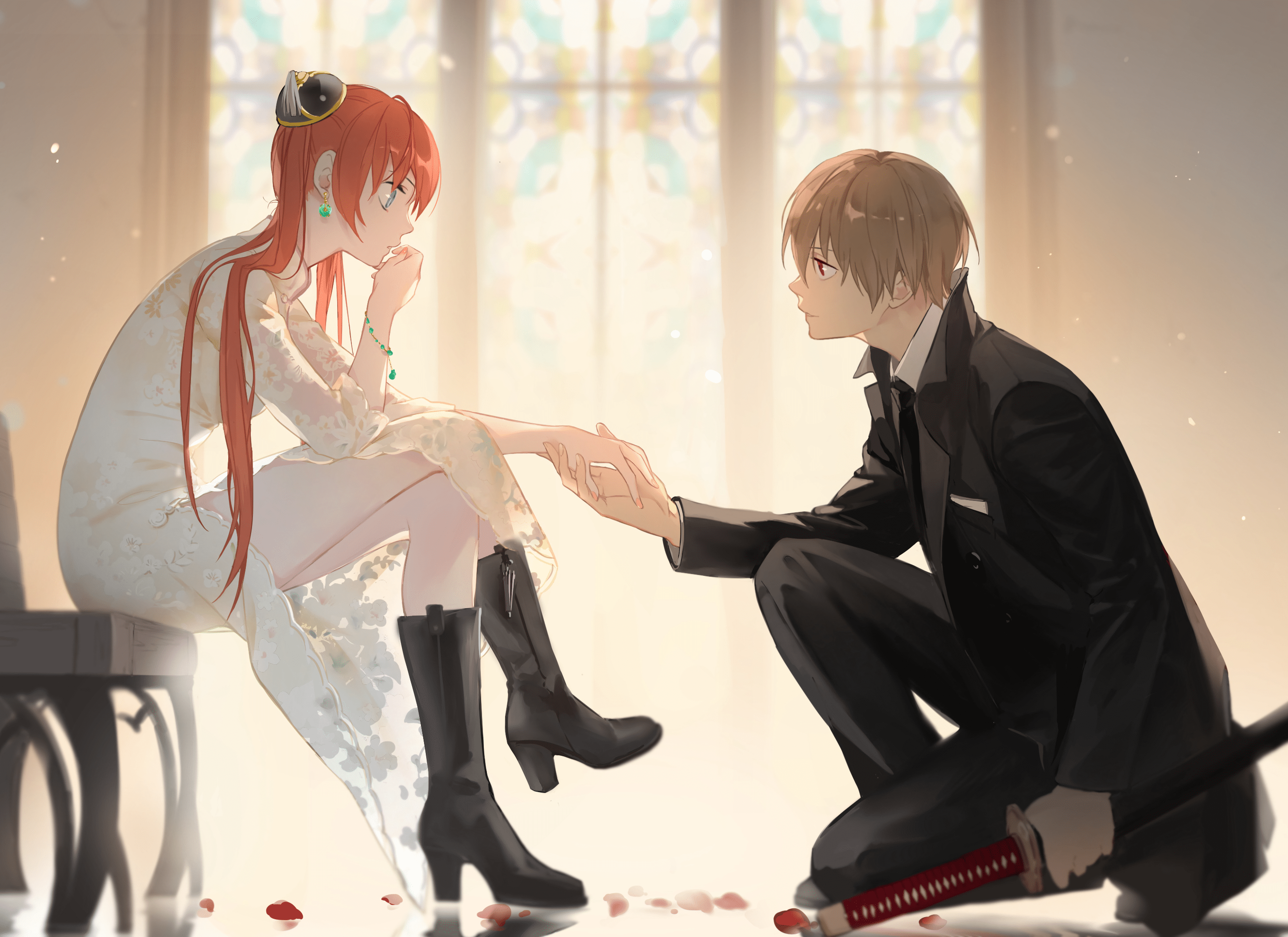 2907x2114 Okita Sougo HD Wallpaper and Background