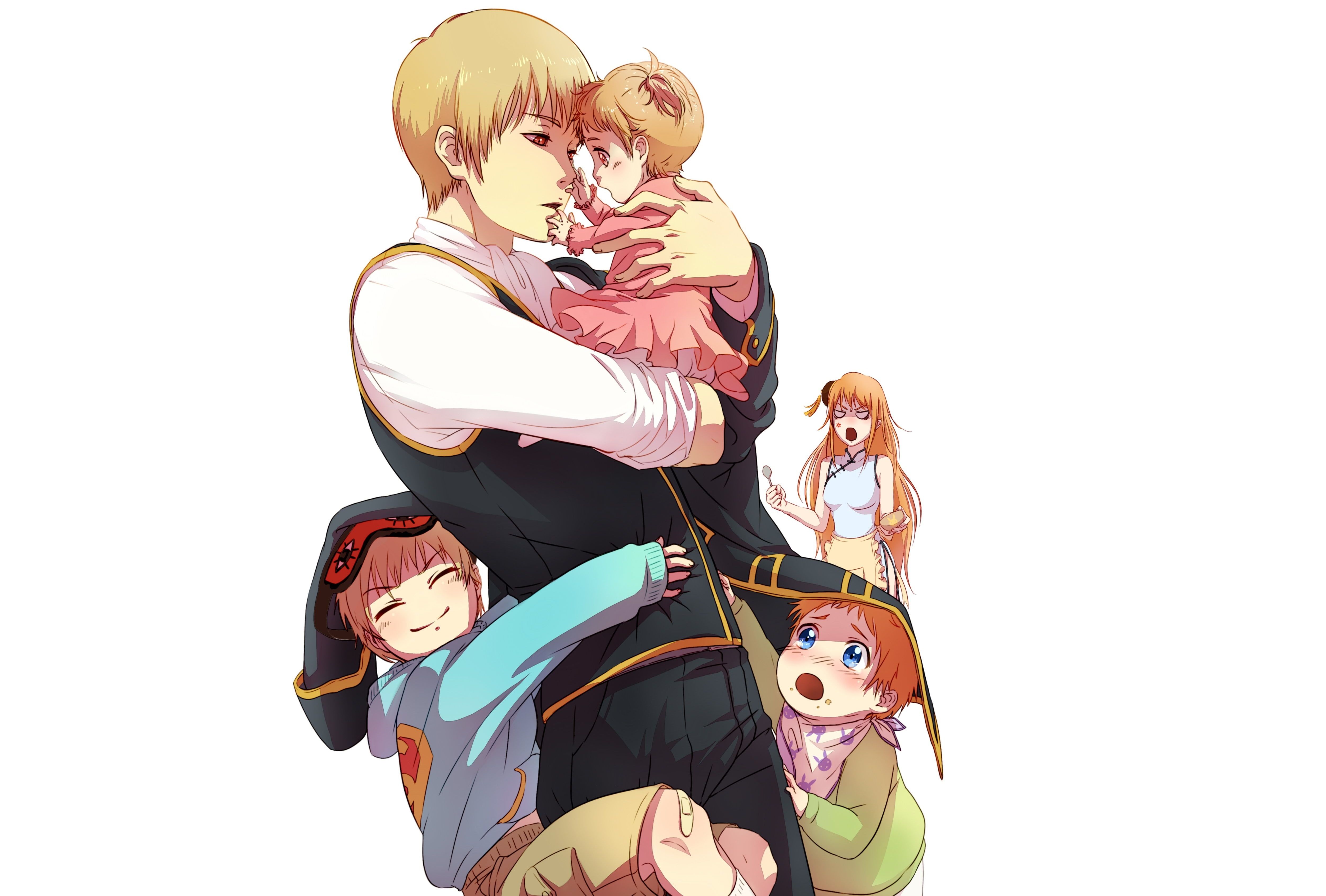 5008x3384 Wallpaper / Okita Sougo, 4K, Kagura (Gintama), Gintama, Anime free download