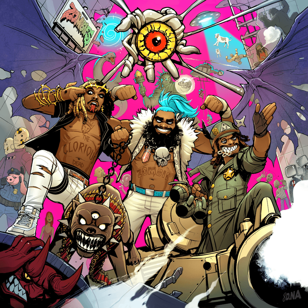 1000x999 Stream: Flatbush Zombies' debut album 3001: A Laced Odyssey