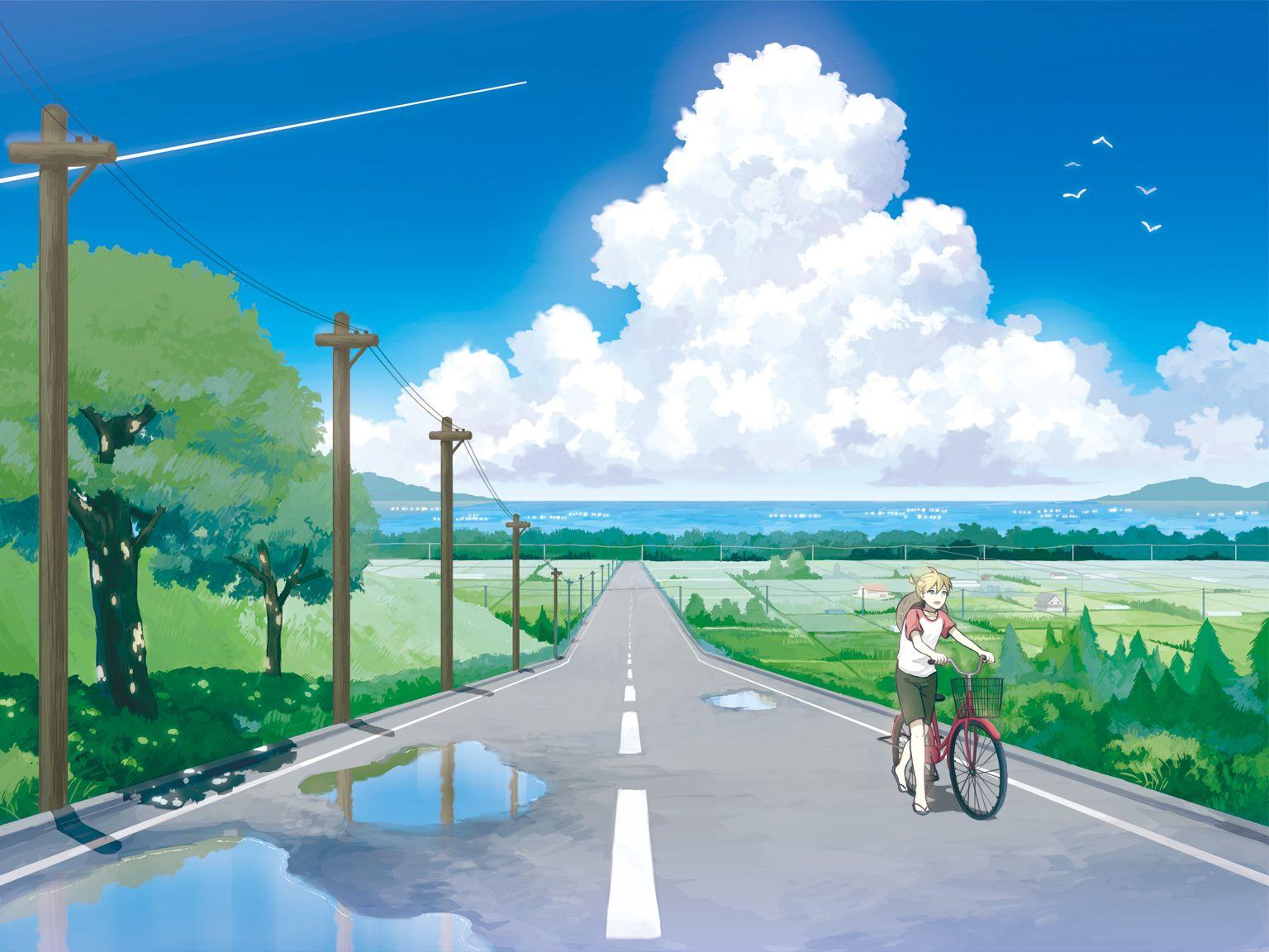 1536x1152 Anime Scenery. Anime Scenery. Anime scenery, Scenery