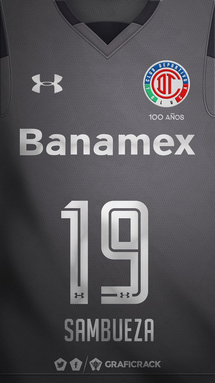 850x1511 Deportivo Toluca F.c., toluca fc HD phone wallpaper