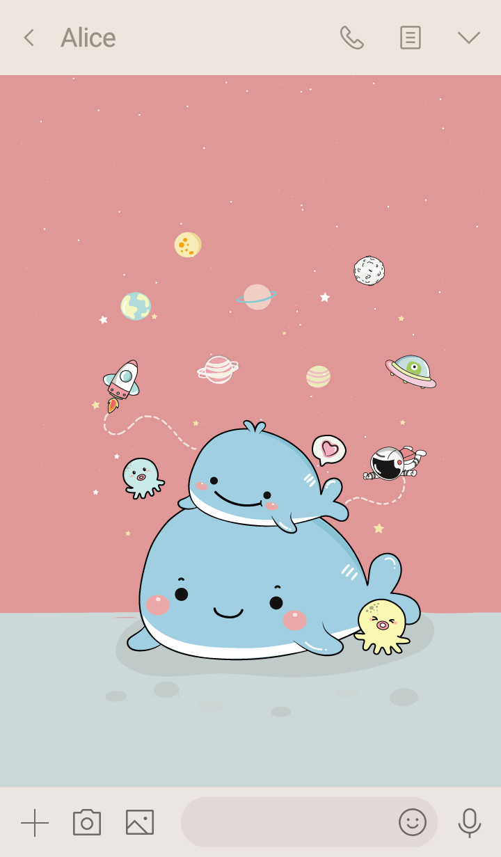 720x1232 LINE Creators' Themes lover on space