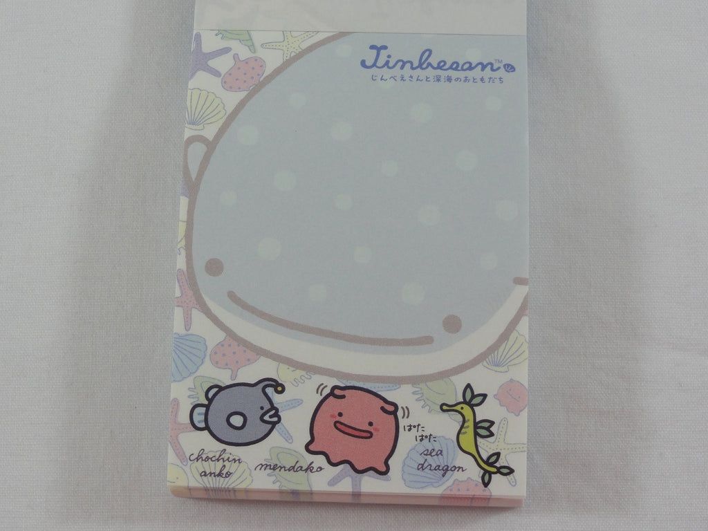 1024x768 Cute Kawaii San X Jinbesan Whale Mini Notepad / Memo Pad
