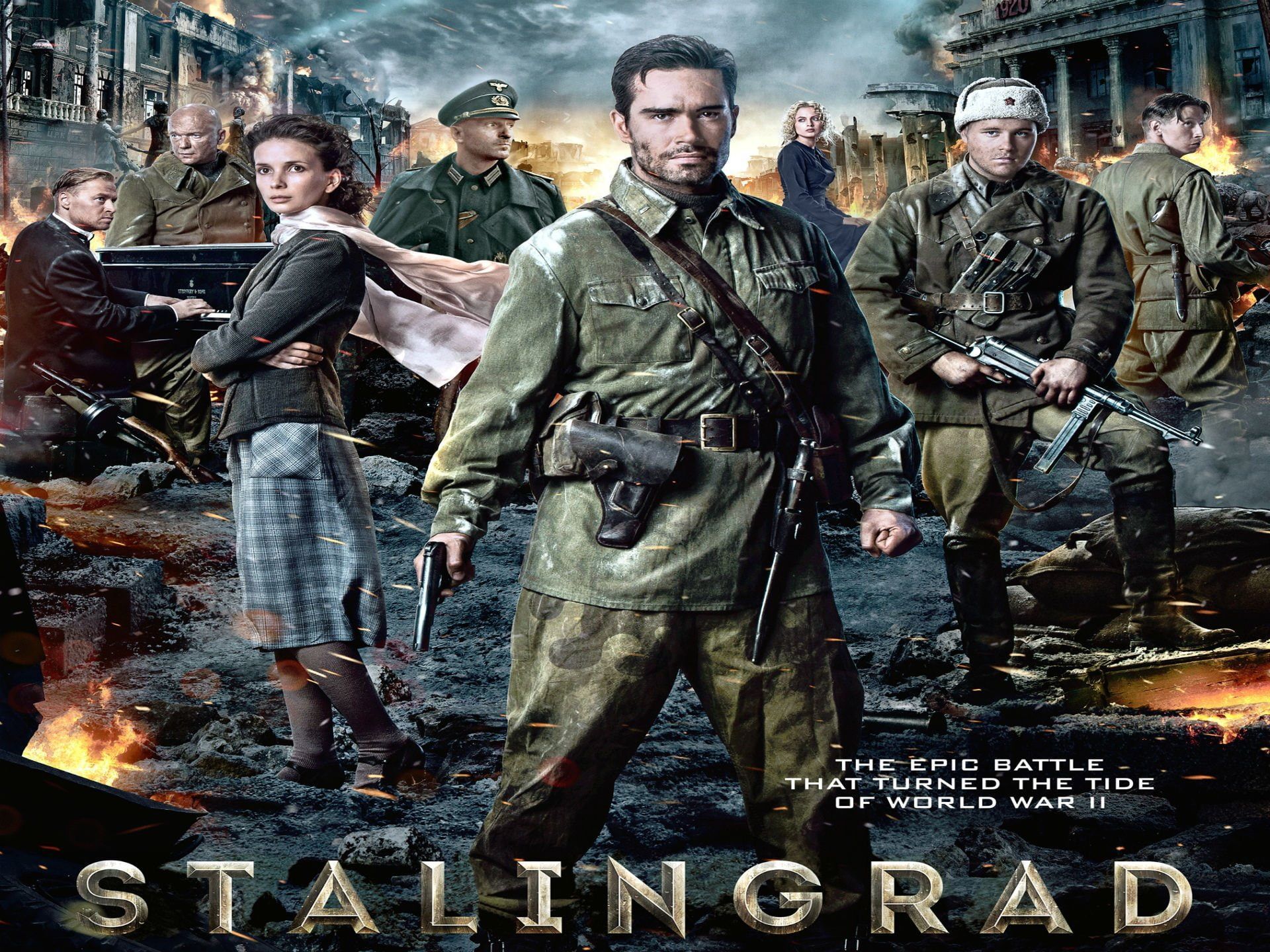 1920x1440 Wallpaper / history, action, drama, war, stalingrad, battle, military, 1080P free download