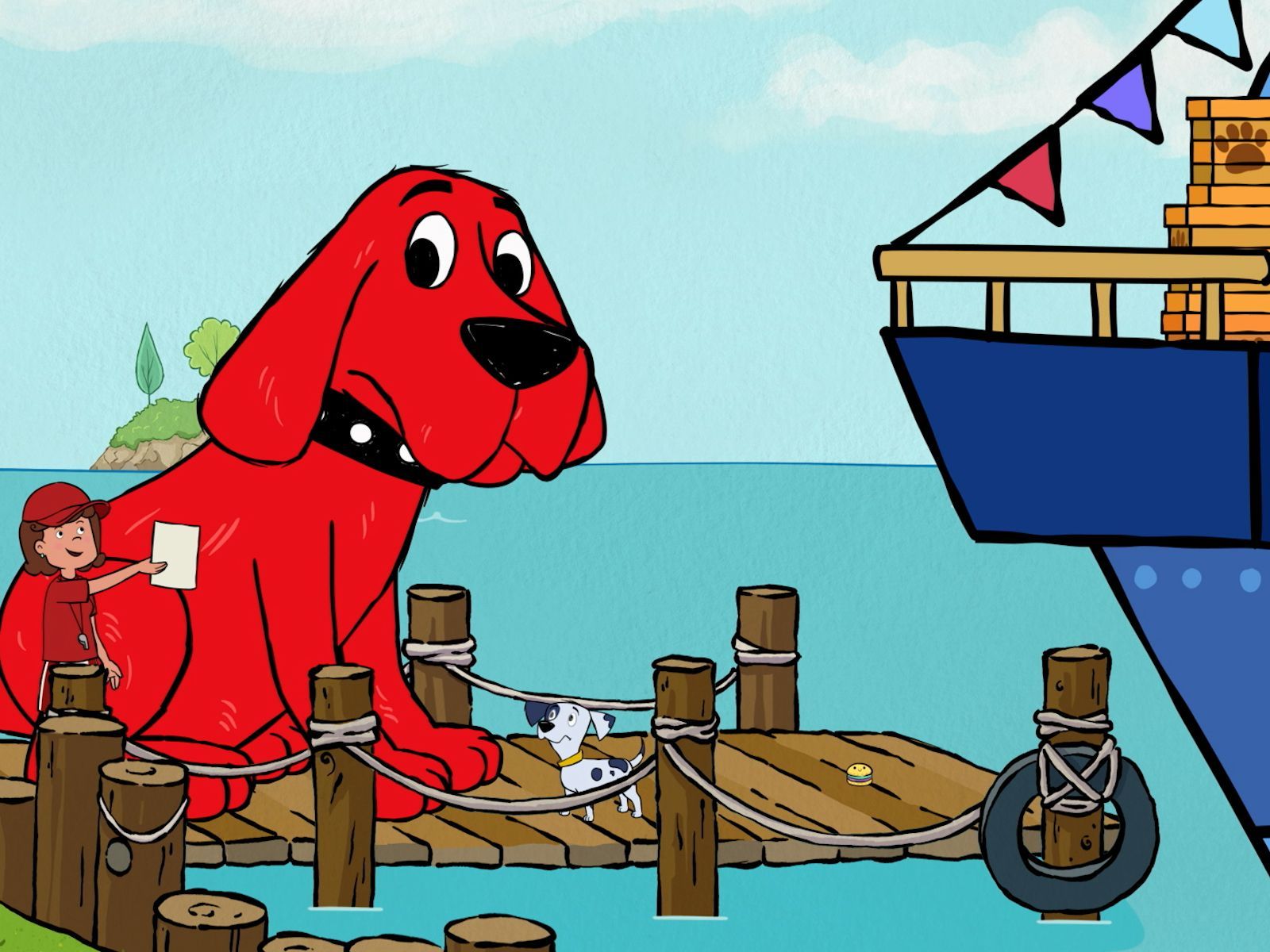 1600x1200 Clifford the Big Red Dog Try A Little Yum Yum!/Come Back, Happy Jack! (TV Episode 2021)
