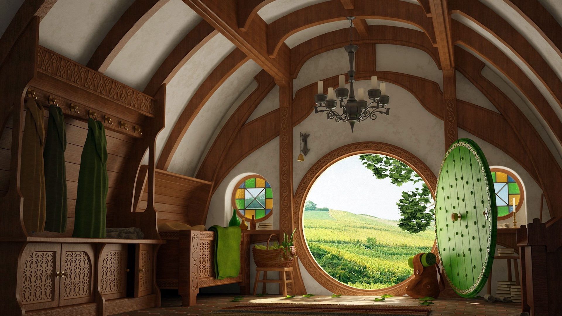 1920x1080 Bag End [1920x1080]. Hobbit house, The hobbit, Eco house