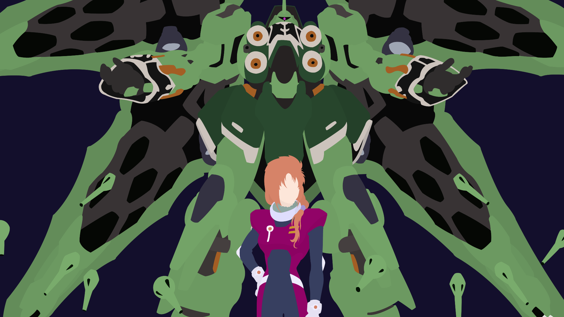 1920x1080 Marida Cruz. Launching In Kshatriya! Minimalist Vector Wallpaper Of The NZ 666 Kshatriya And Marida Cruz