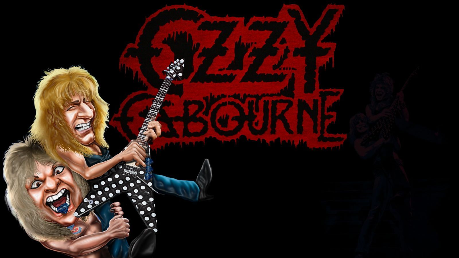 1600x900 Heavy Metal Ozzy Osbourne Randy Rhoads Rock Music Wallpaper:1600x900