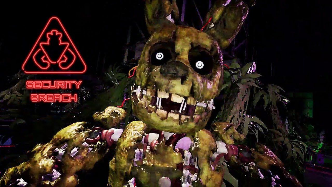 1280x720 Springtrap refused to become Burntrap in FNAF Security Breach