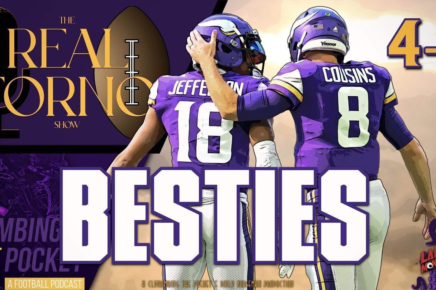 1400x933 Besties Jefferson & Kirk Cousins