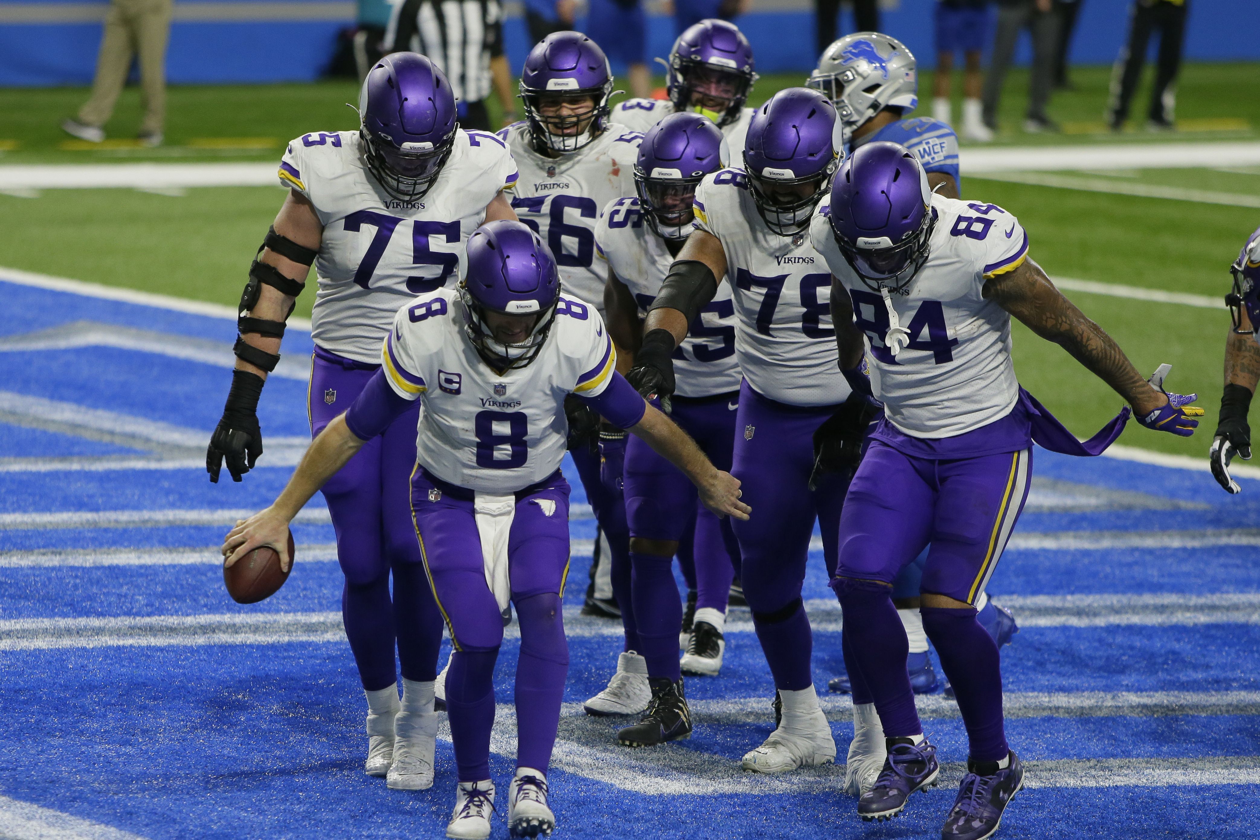 4172x2781 Cousins Throws 3 TDs, Vikings End With 37 35 Win Over Lions