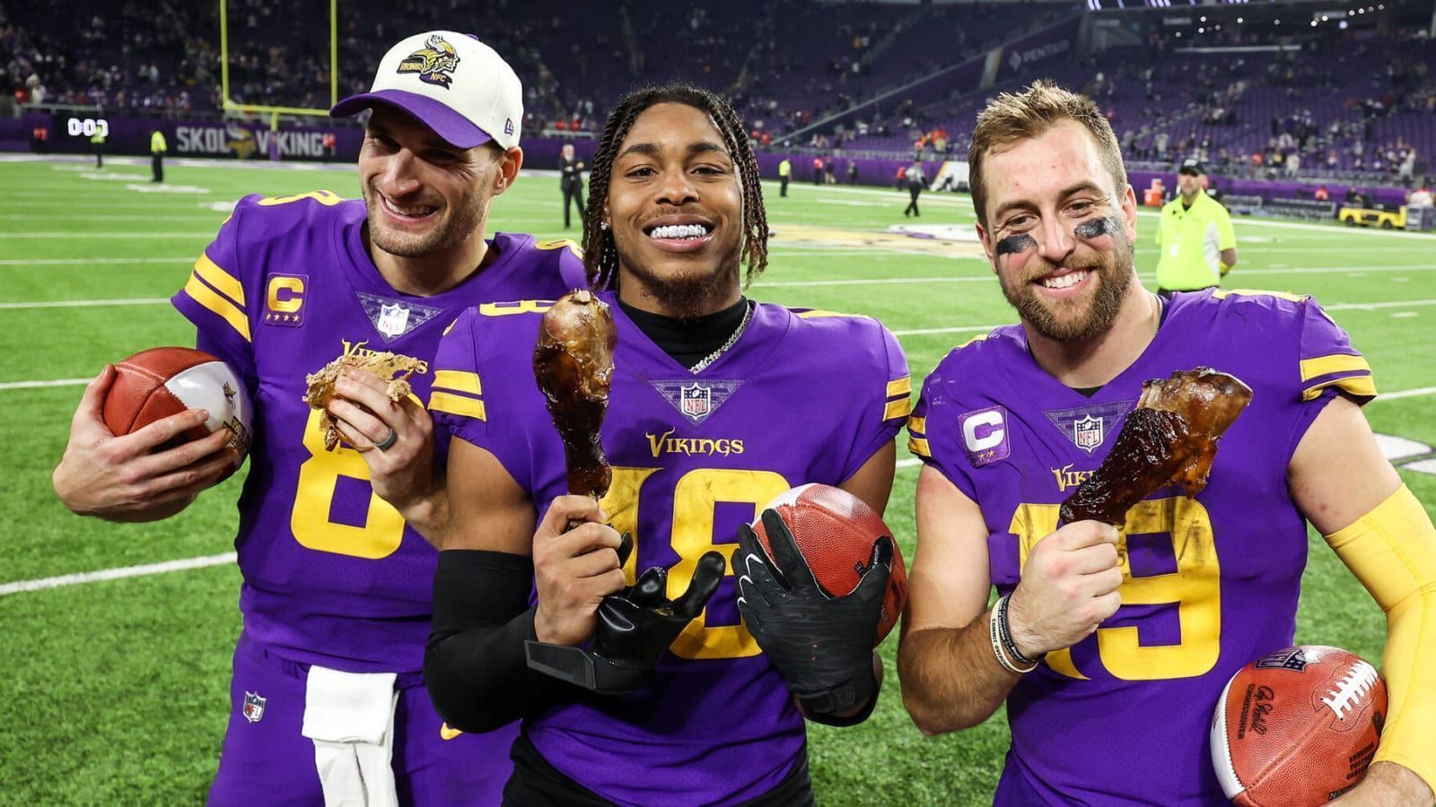 1600x900 Kirk Cousins, Justin Jefferson carve up Patriots