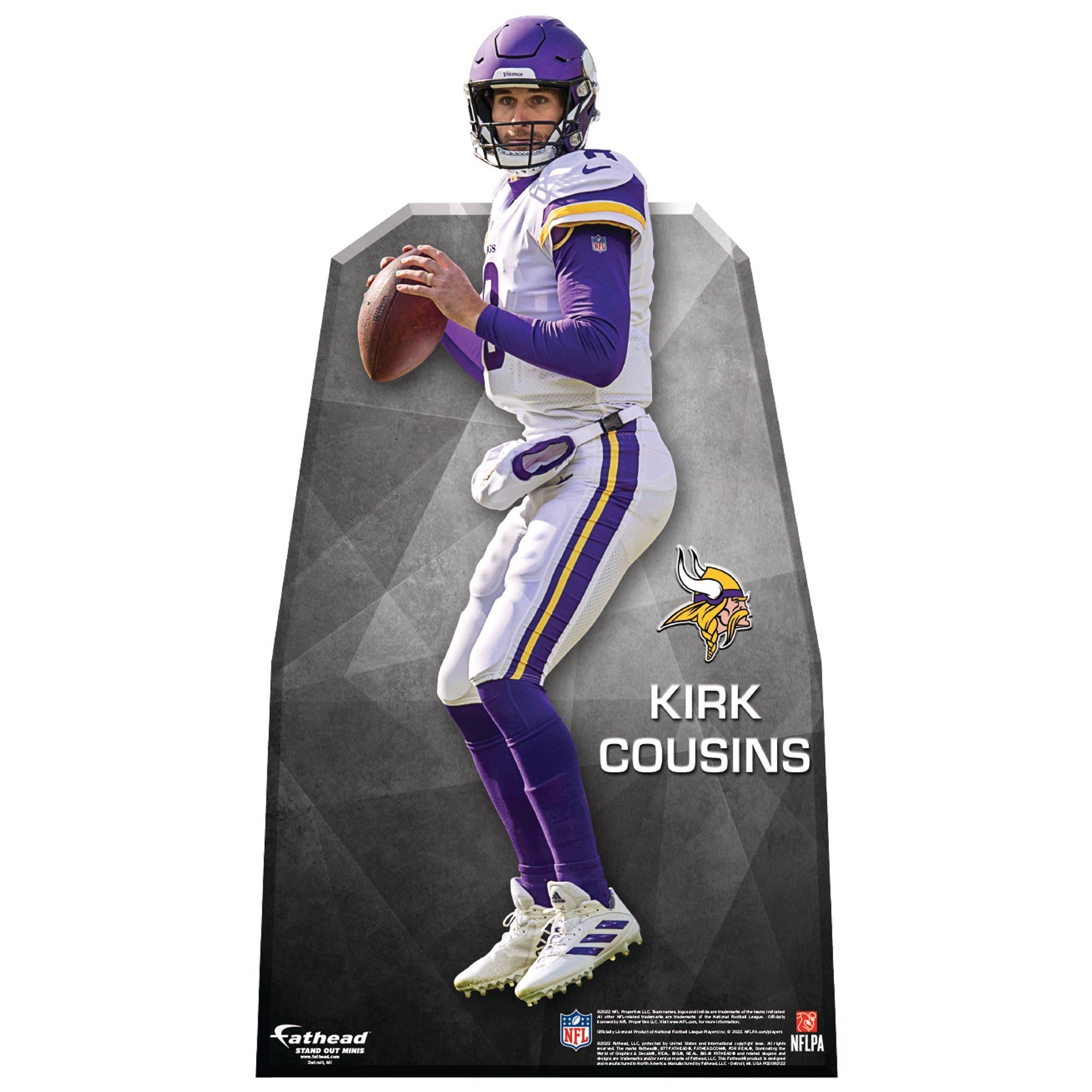 2000x2000 Minnesota Vikings: Kirk Cousins 2022 Mini Cardstock Cutout