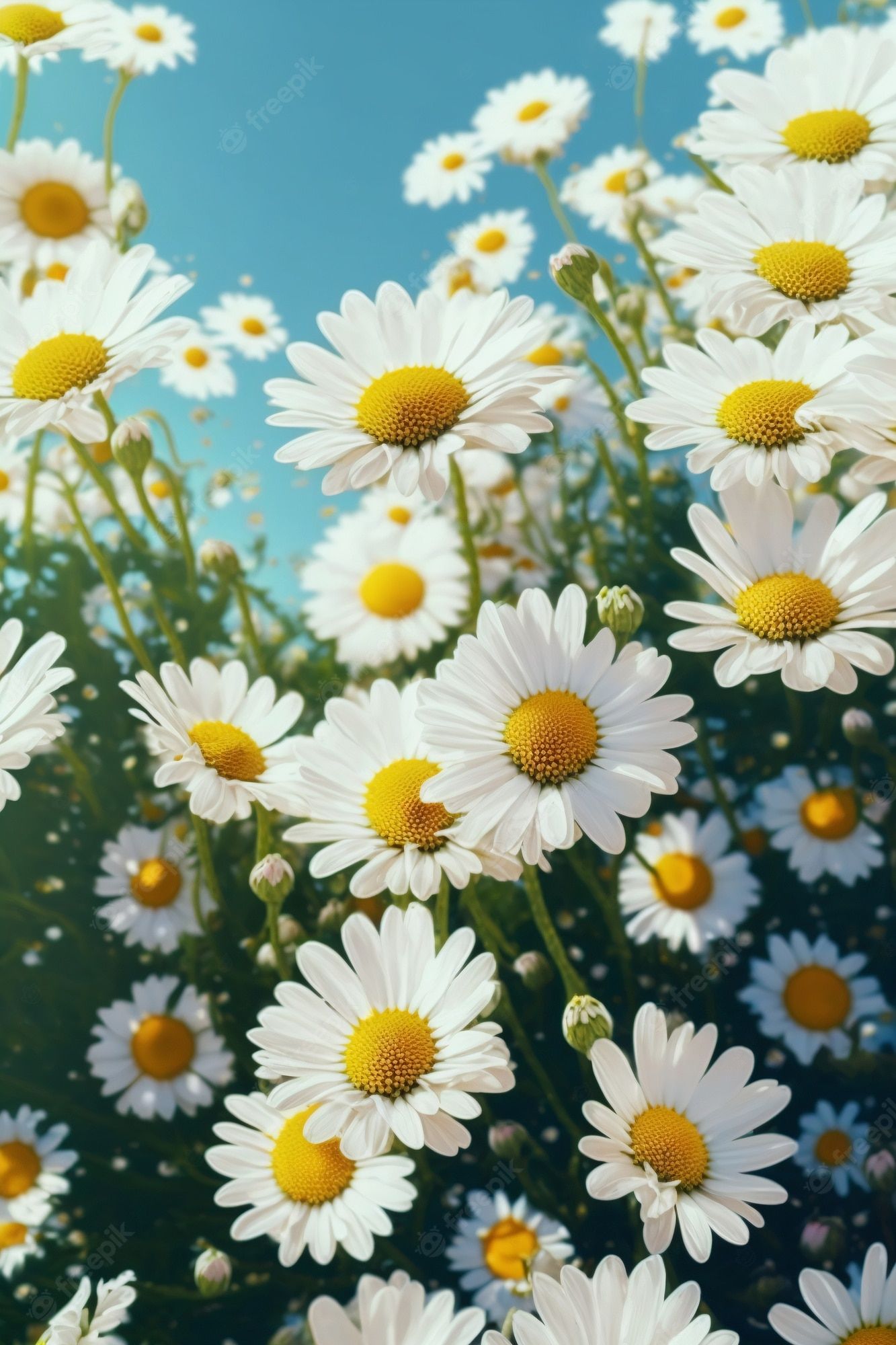 Daisy Field Wallpapers Top Free Daisy Field Backgrounds WallpaperAccess