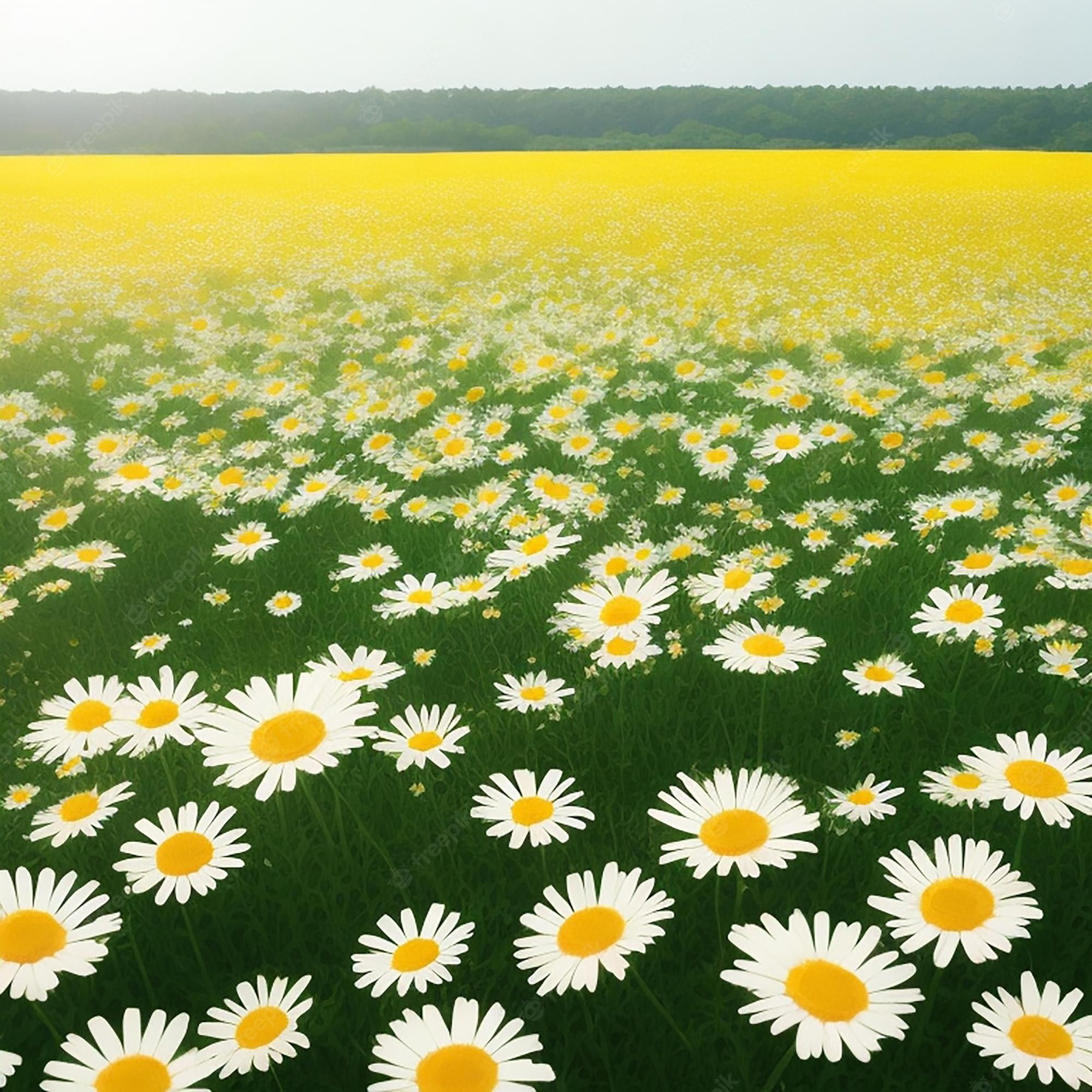 Daisy Field Wallpapers - Top Free Daisy Field Backgrounds - WallpaperAccess