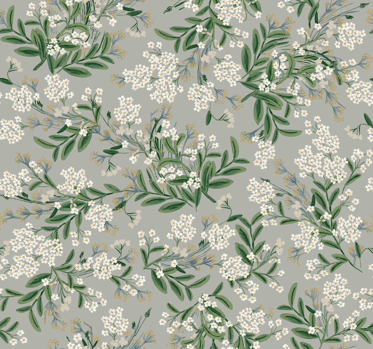 1200x1122 Rifle Paper Co. Second Edition Cornflower Wallpaper