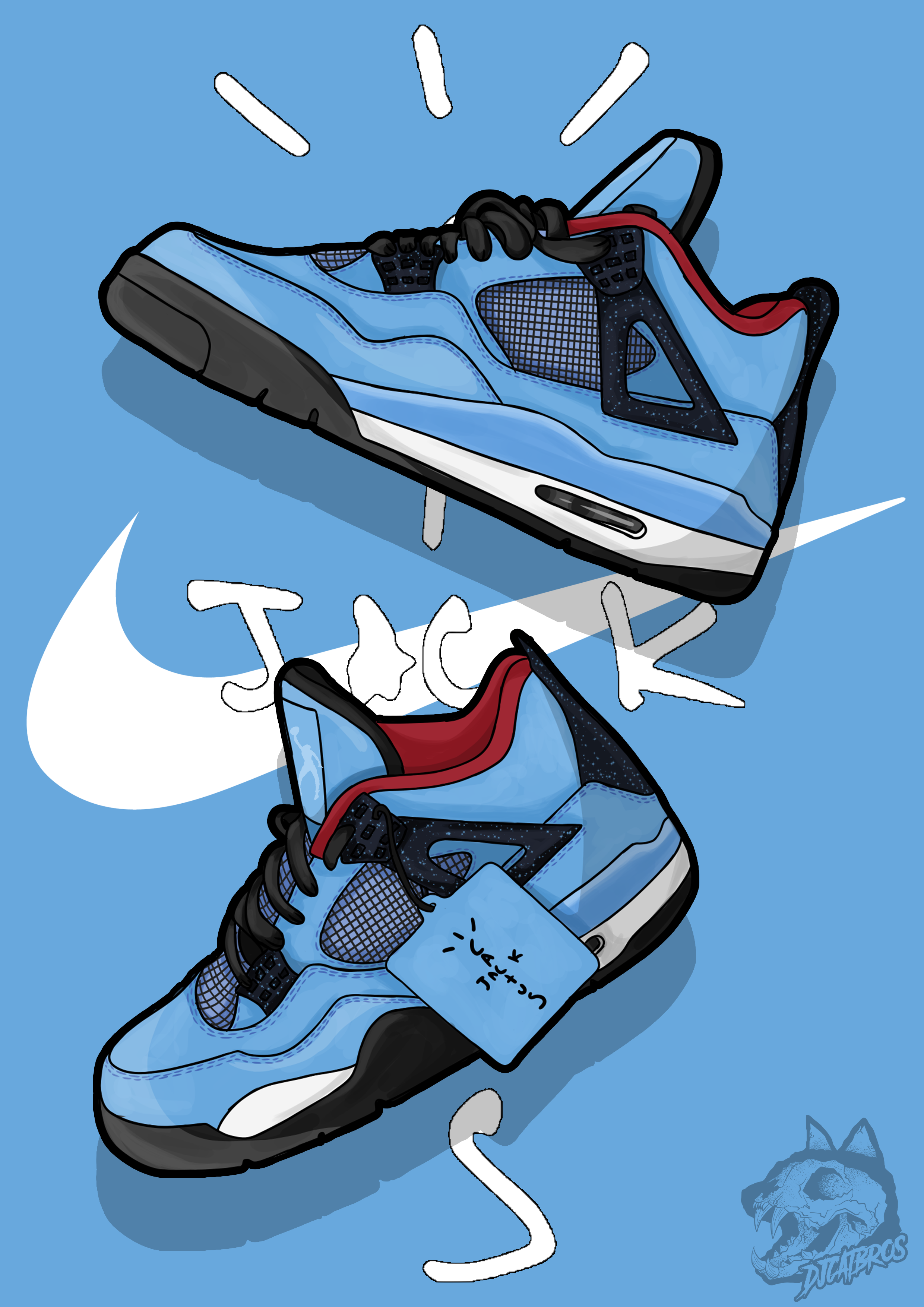 Travis Scott Air Jordan 4 Wallpapers - Top Free Travis Scott Air Jordan ...