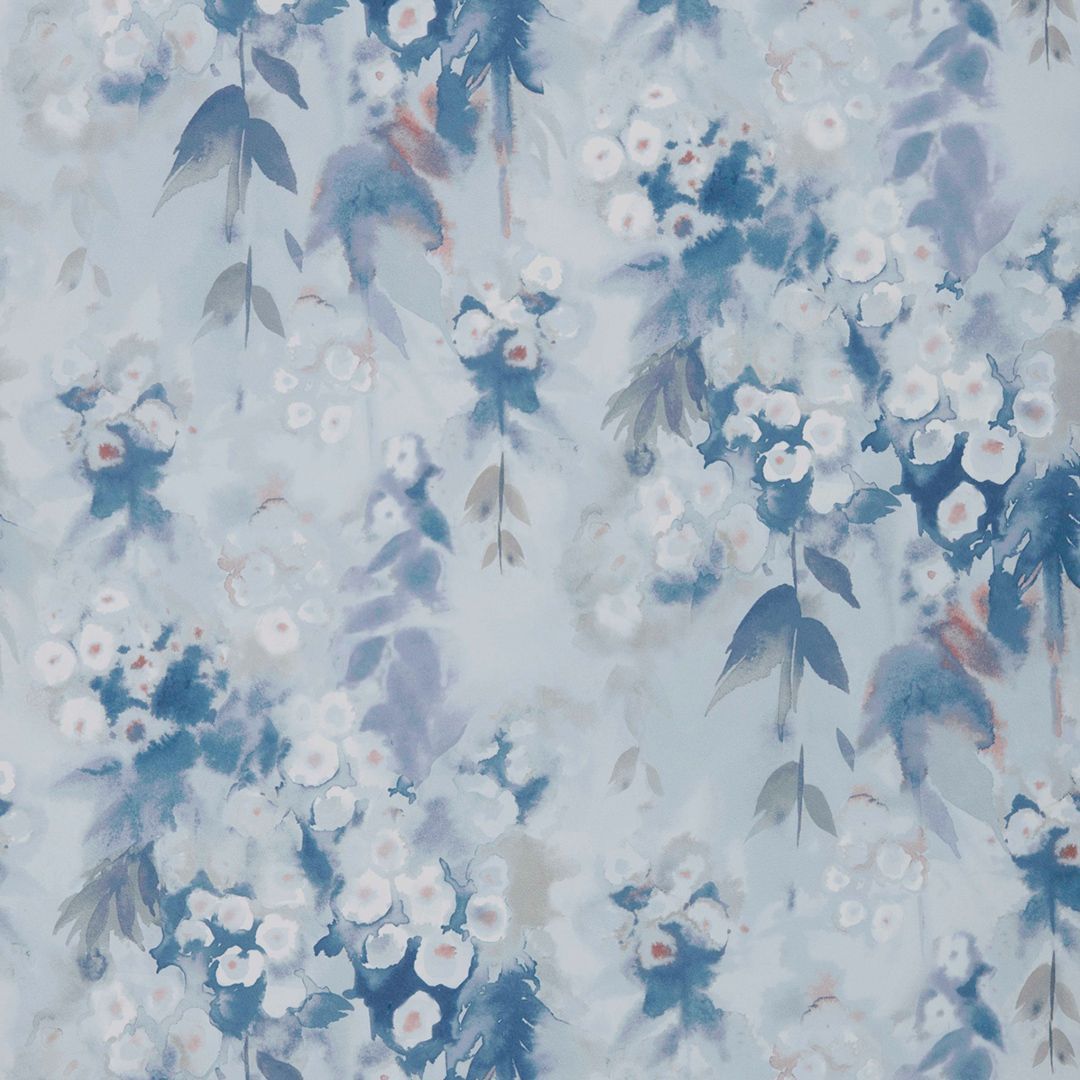 1080x1080 Cascade Cornflower Wallpaper. Essence Collection Wallcoverings