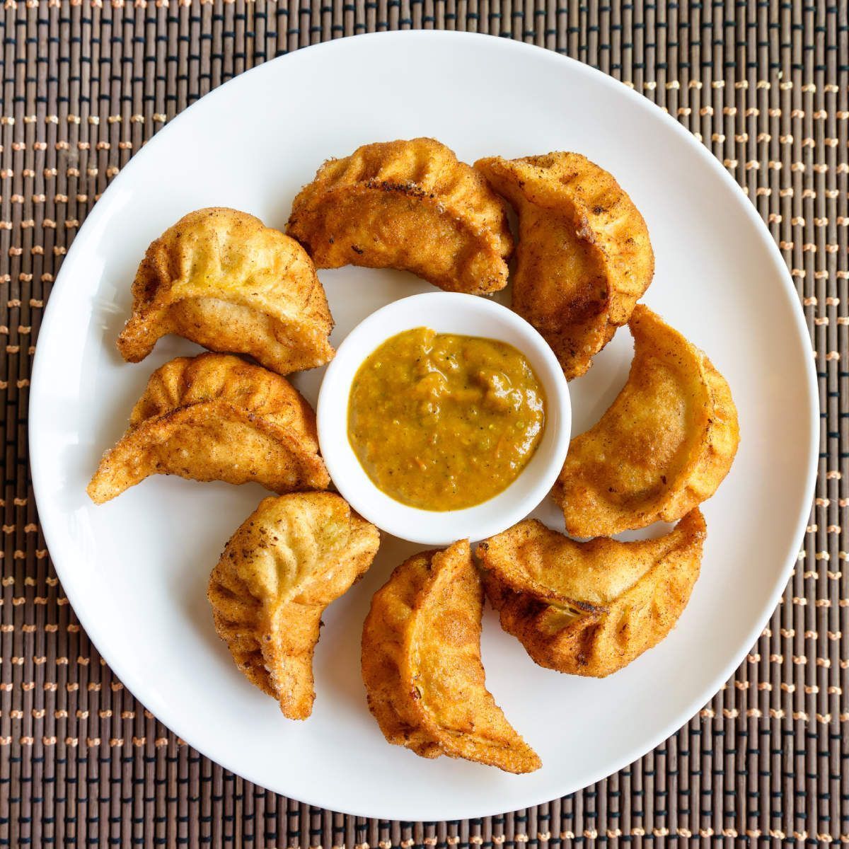 1200x1200 Fried Chicken Momos Recipe: How to Make Fried Chicken Momos Recipe at Home. Homemade Fried Chicken Momos Recipe