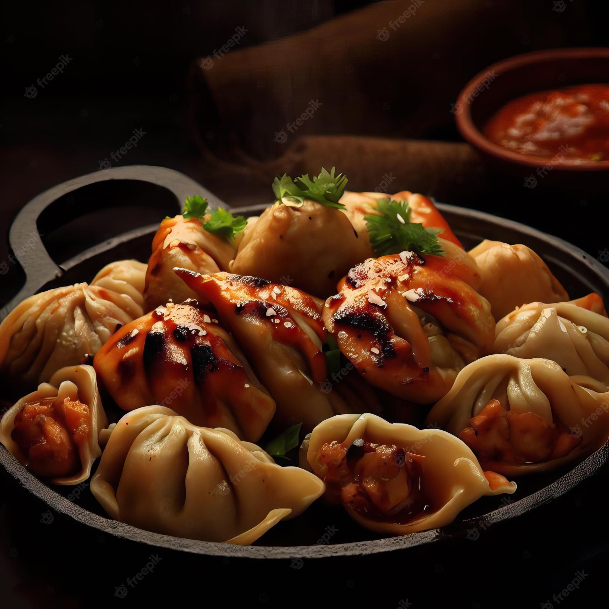 2000x2000 Veg Fried Momo Image