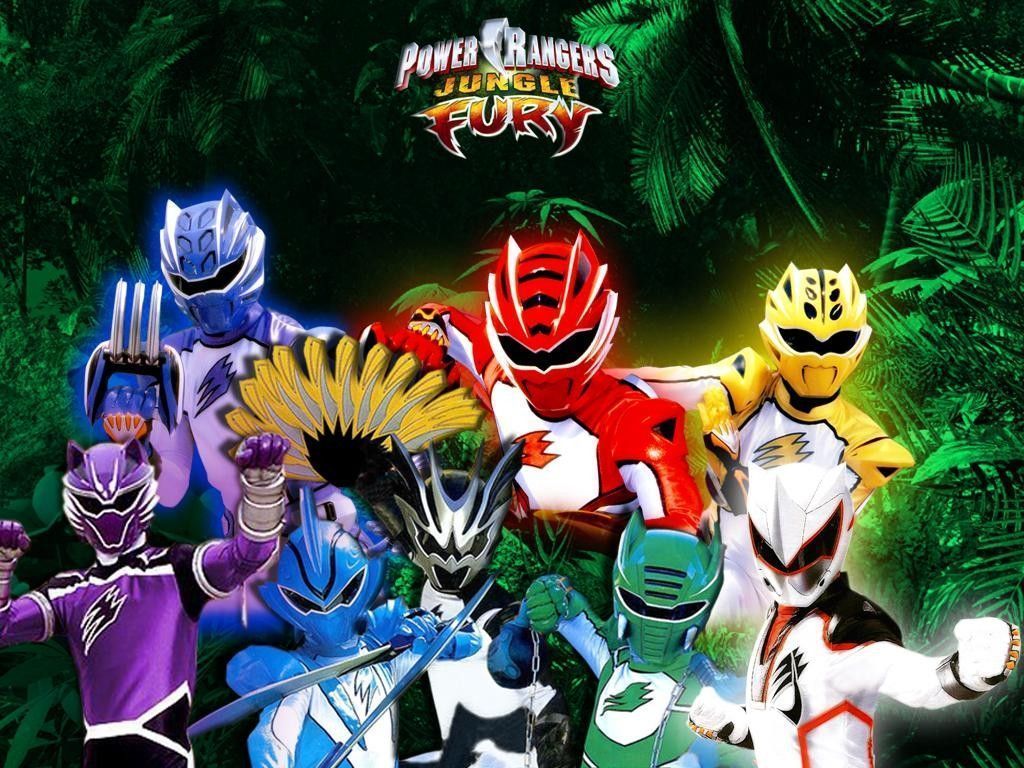 1024x768 Power Rangers Jungle Fury Wallpaper