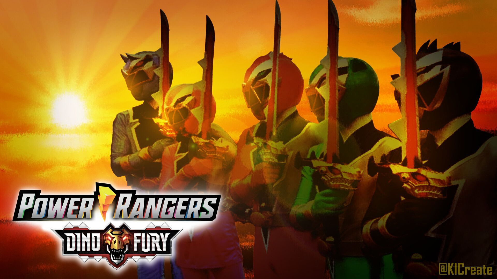 1920x1080 Power Rangers Dino Fury (Fan Made Widescreen Versions)