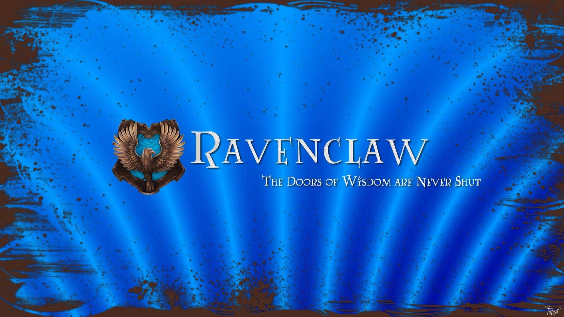 1920x1080 Download Ravenclaw Blue House Crest Wallpaper