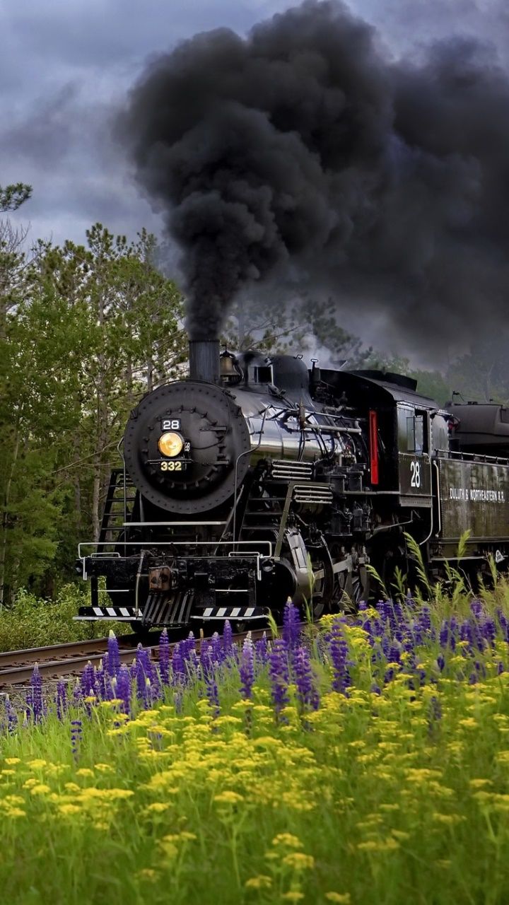 720x1280 Steam Train phone wallpaper 1080P, 2k, 4k Full HD Wallpaper, Background Free Download