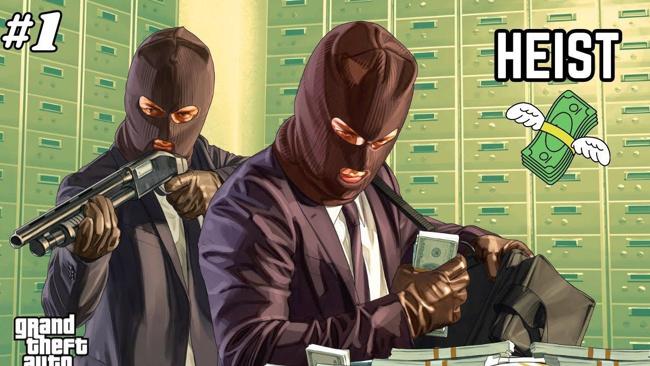 1280x720 Funniest Bank ROBBERY In GTA 5
