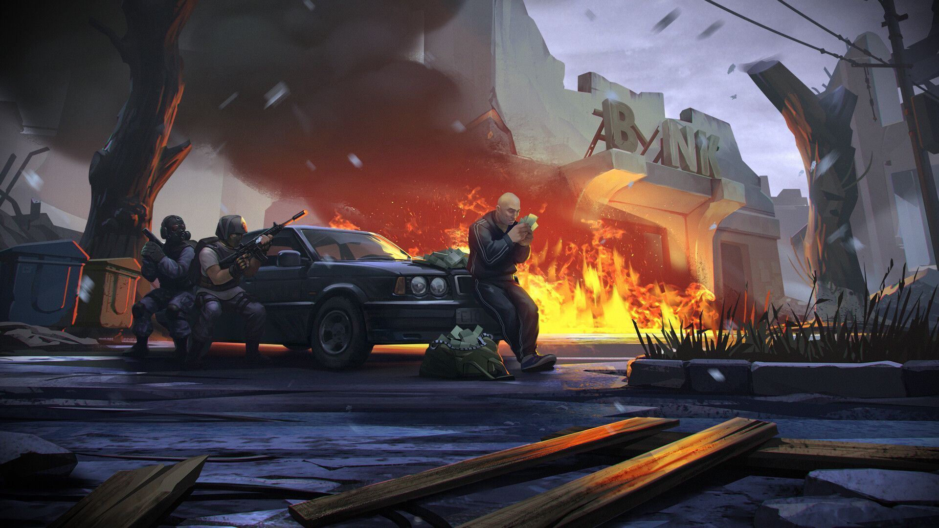 1920x1080 Tacticool Bank Robbery Splash Art